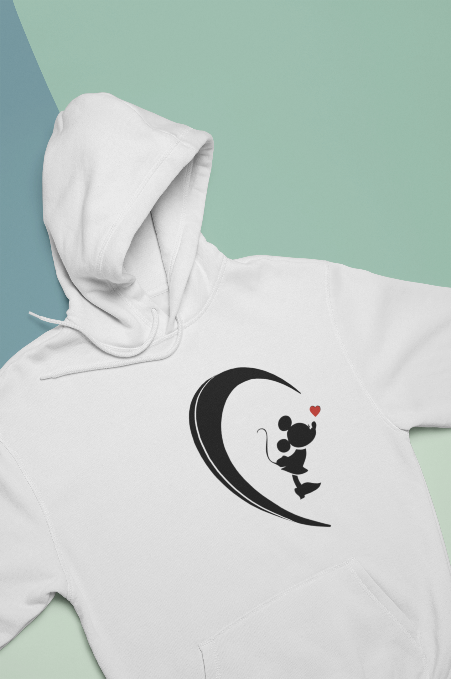Mickey Minnie Couple Hoodie-FunkyTeesClub