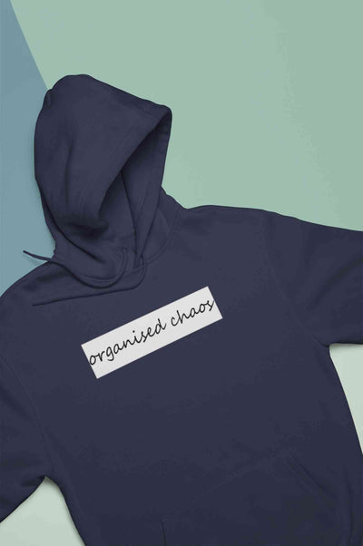 Organised Chaos Hoodies for Women-FunkyTeesClub