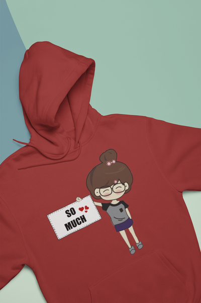 Love Tag Couple Hoodie-FunkyTeesClub