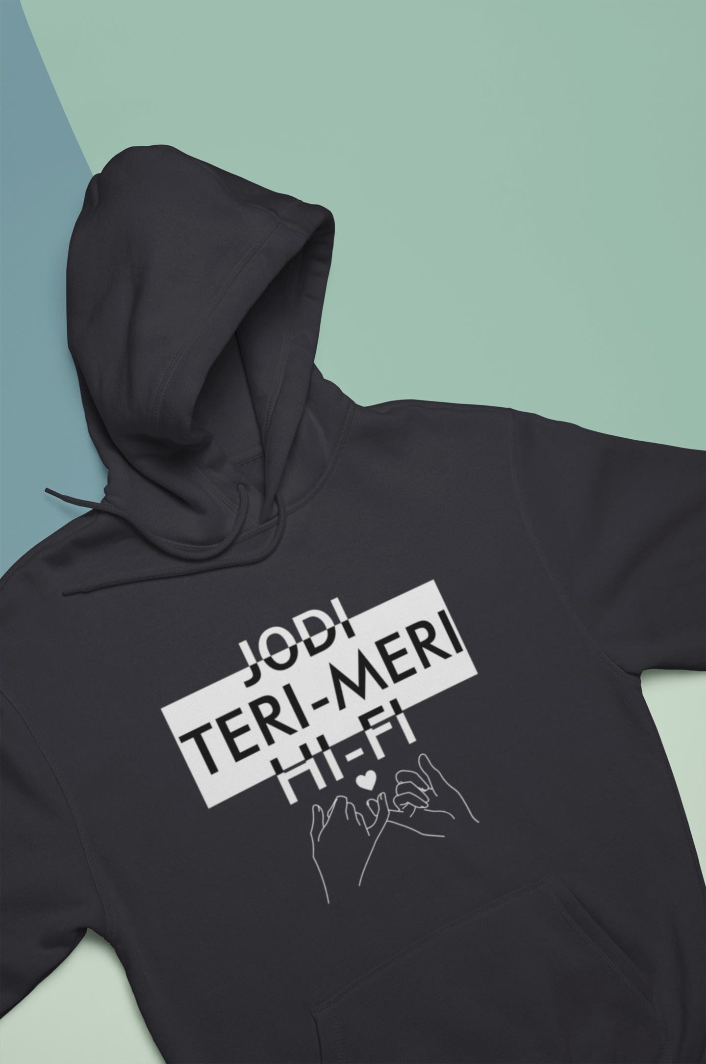 Jodi Teri Meri Couple Hoodie-FunkyTeesClub