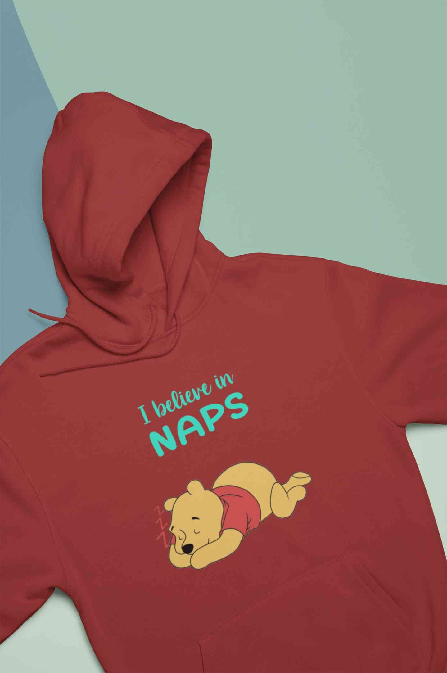 I Believe In Naps Hoodies for Women-FunkyTeesClub