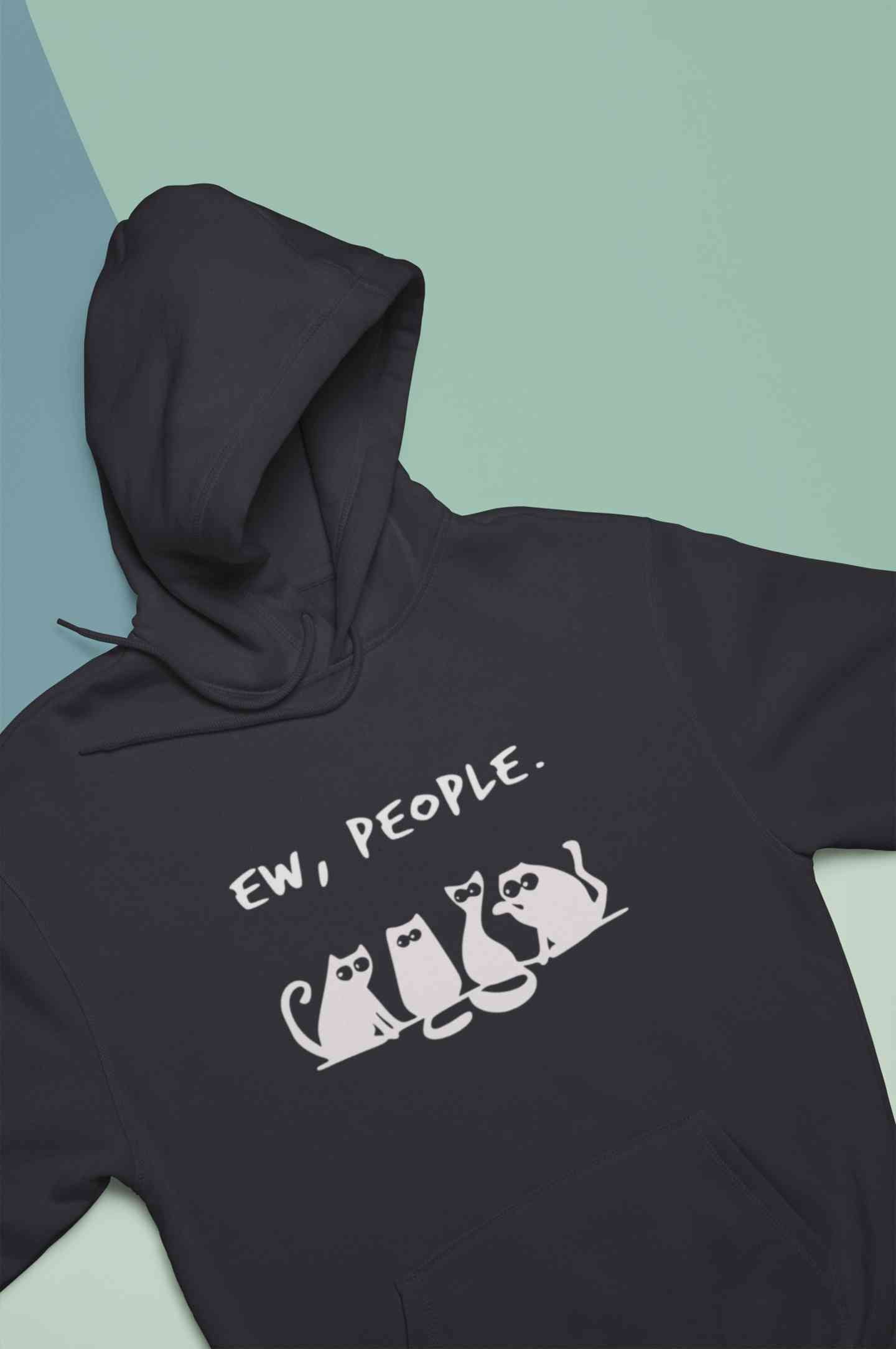 Ew People Hoodies for Women-FunkyTeesClub