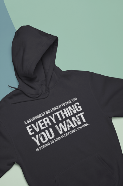 Libertarian Anti Socialism Government Political Philosophy Anti-Government Men Hoodies-FunkyTeesClub