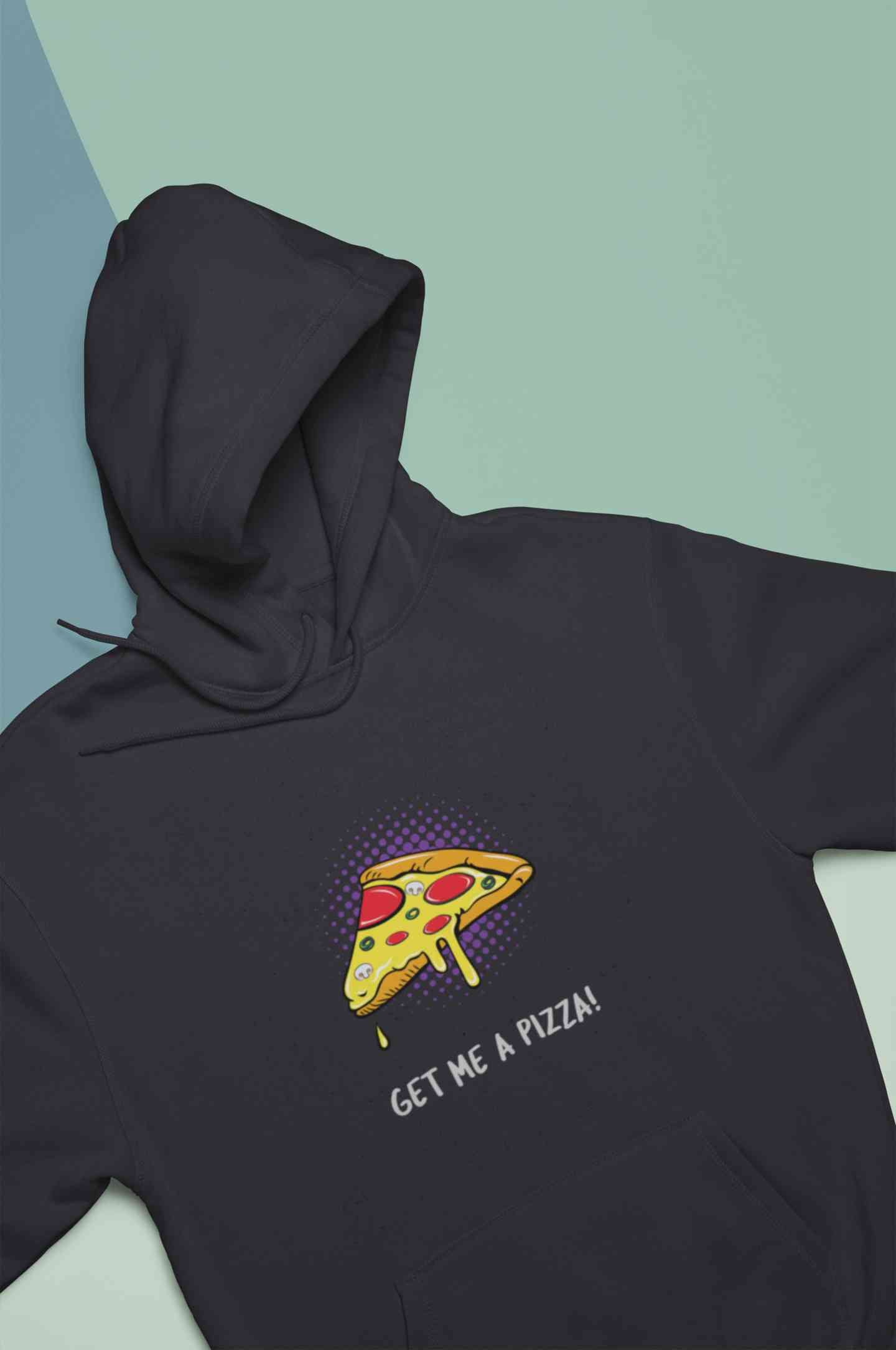 Get Me A Pizza Men Hoodies-FunkyTeesClub