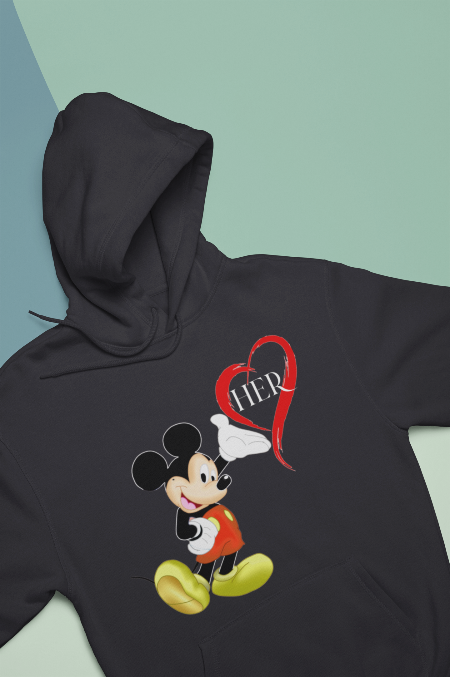 Love Her Love Him Couple Hoodie-FunkyTeesClub