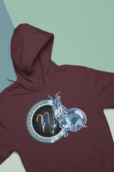 Capricon Zodiac Sign Hoodies for Women-FunkyTeesClub