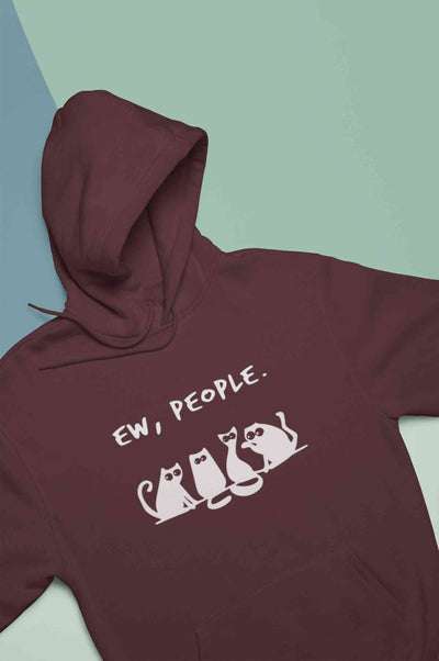 Ew People Hoodies for Women-FunkyTeesClub