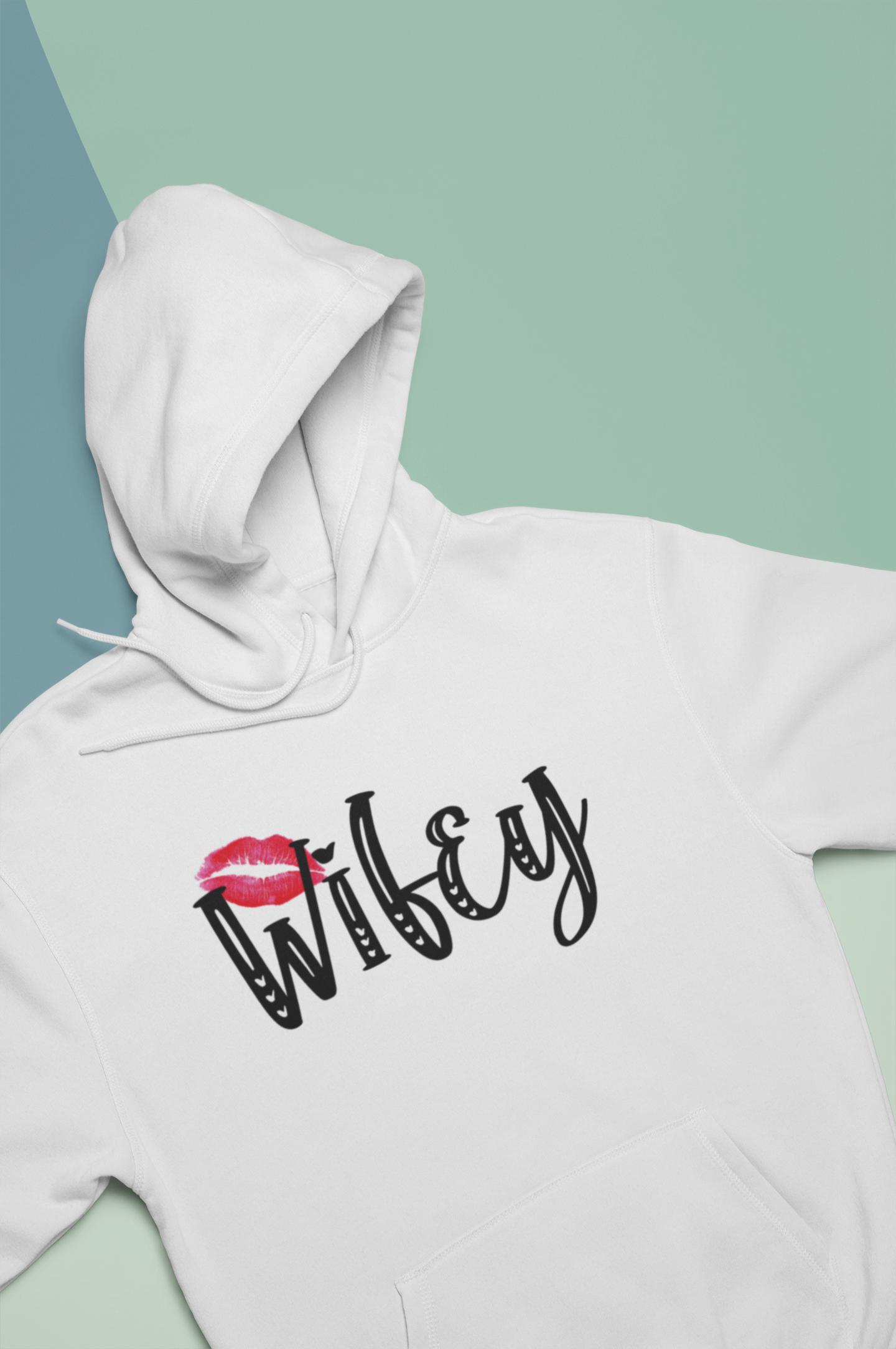 Hubby Wifey Couple Hoodie-FunkyTeesClub