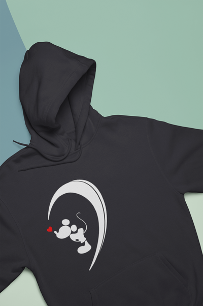 Mickey Minnie Couple Hoodie-FunkyTeesClub
