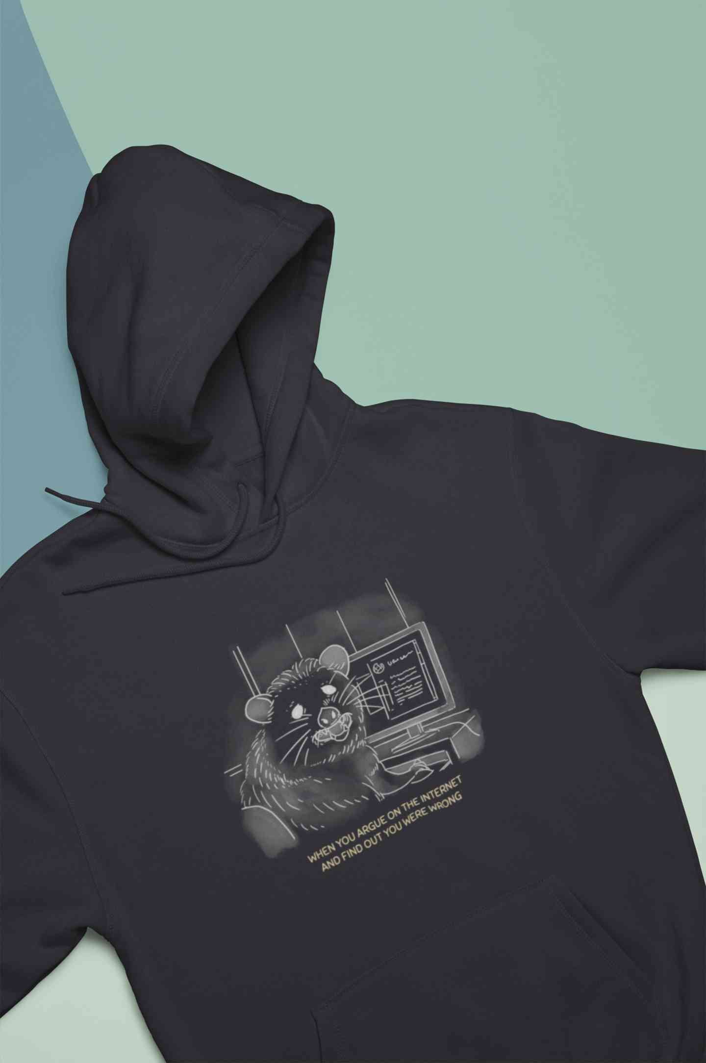 When You Argue On The Internet And Find Out You Were Wrong Funny Men Hoodies-FunkyTeesClub
