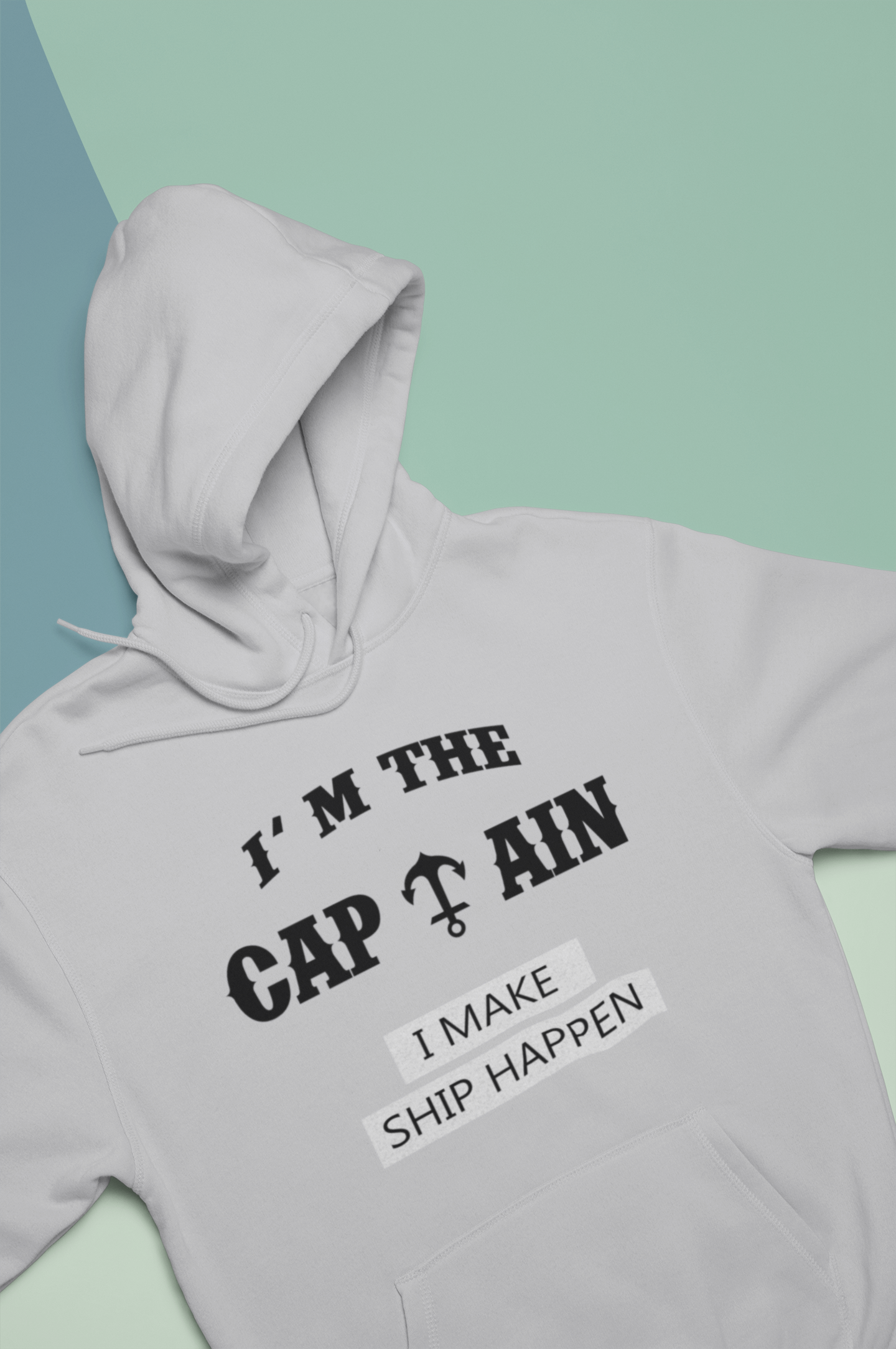 I Am The Captain Merchant Navy Men Hoodies-FunkyTeesClub