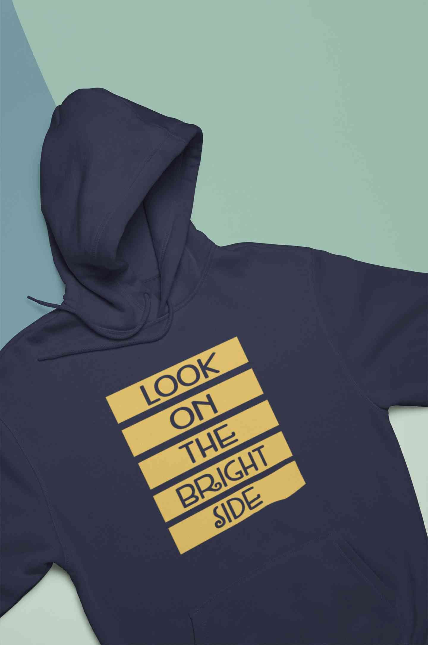 Look On The Bright Side Men Hoodies-FunkyTeesClub