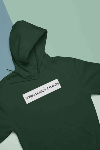 Organised Chaos Hoodies for Women-FunkyTeesClub
