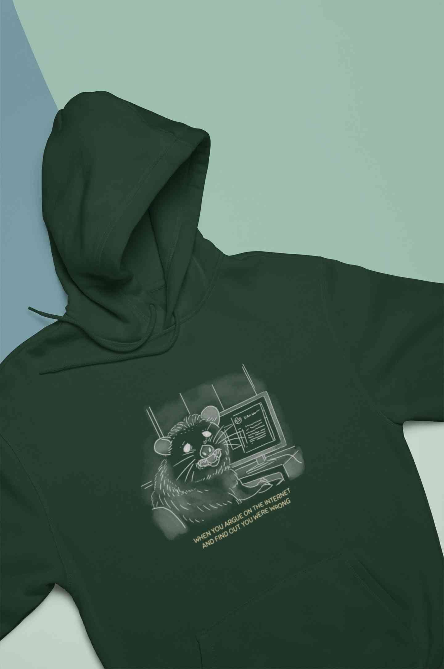 When You Argue On The Internet And Find Out You Were Wrong Funny Hoodies for Women-FunkyTeesClub