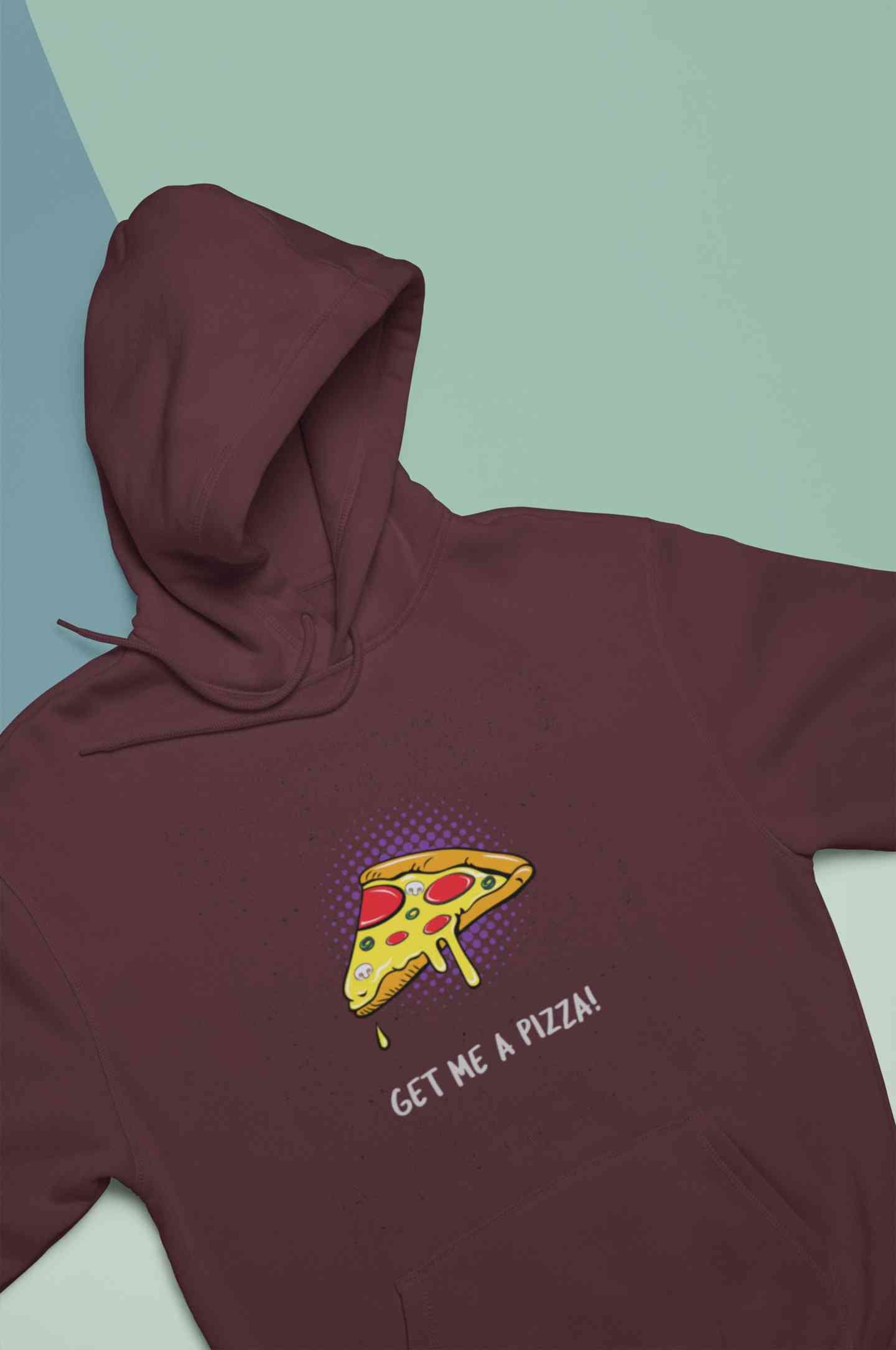 Get Me A Pizza Hoodies for Women-FunkyTeesClub