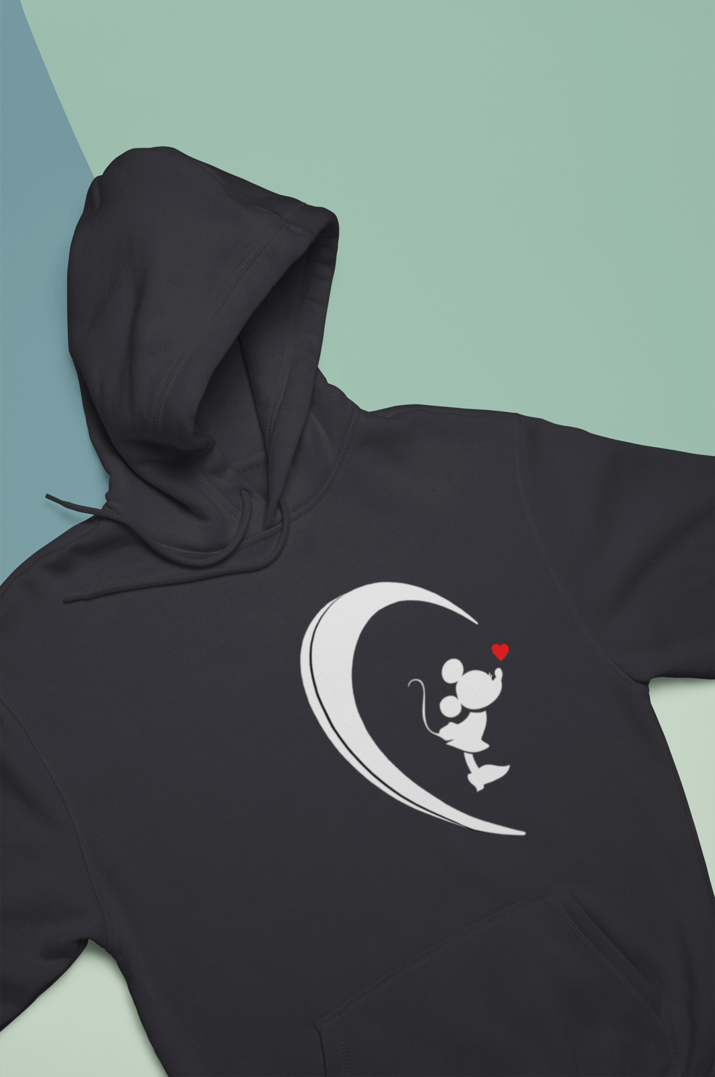 Mickey Minnie Couple Hoodie-FunkyTeesClub
