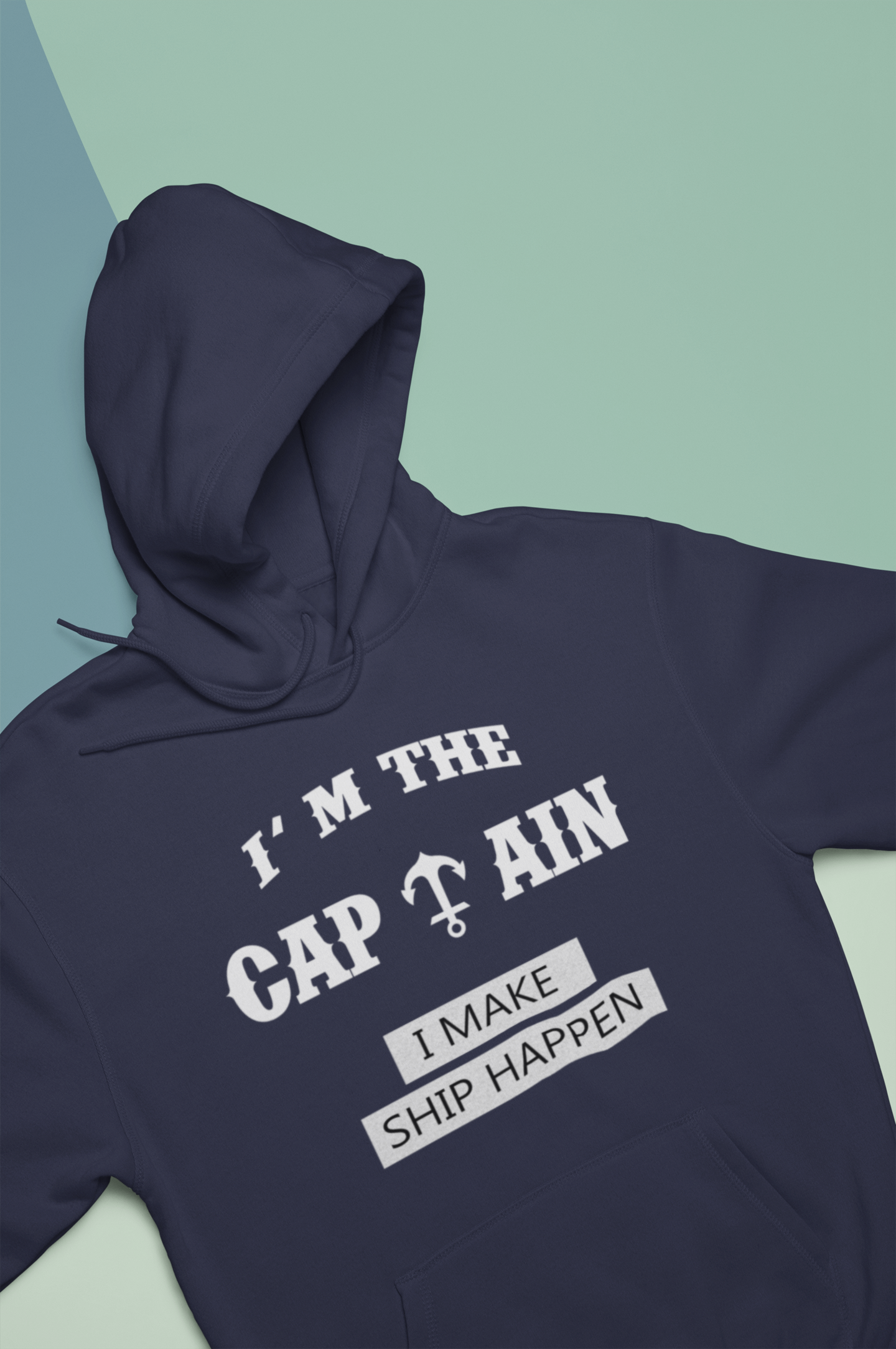 I Am The Captain Merchant Navy Men Hoodies-FunkyTeesClub
