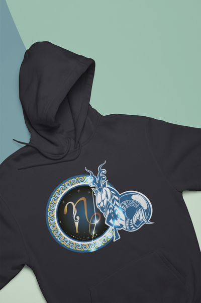 Capricon Zodiac Sign Hoodies for Women-FunkyTeesClub
