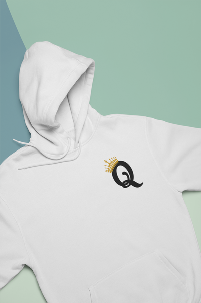 King Queen Couple Hoodie-FunkyTeesClub