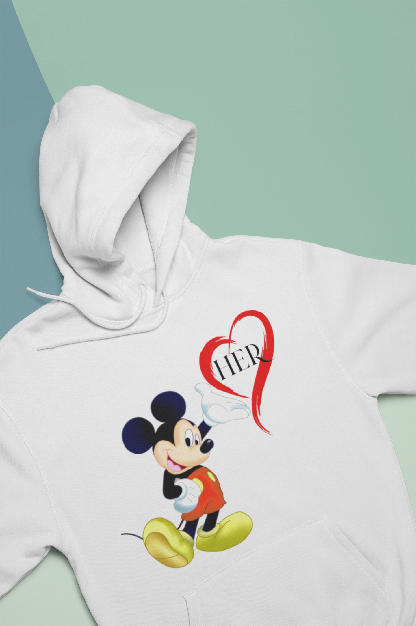 Love Her Love Him Couple Hoodie-FunkyTeesClub