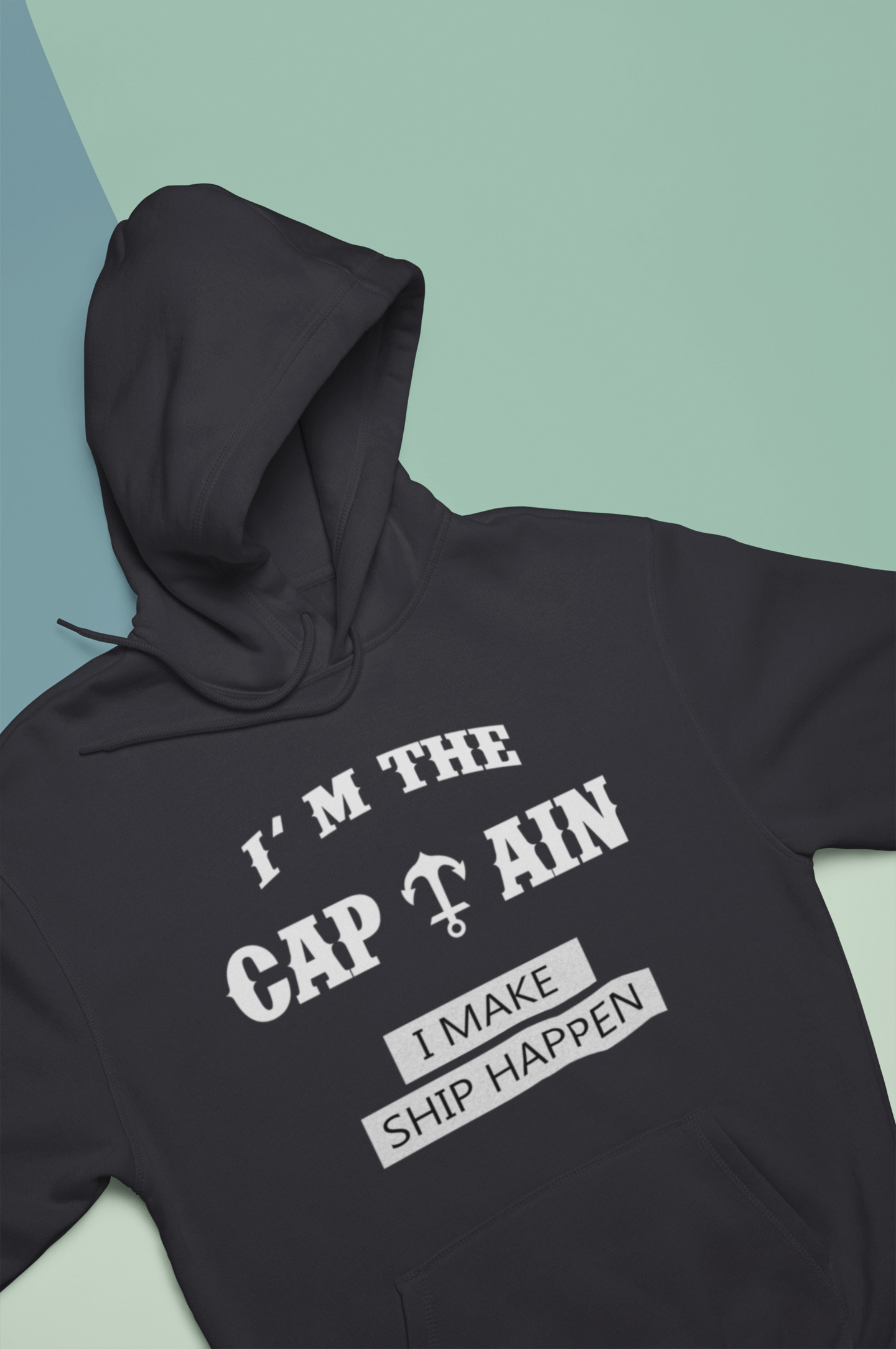 I Am The Captain Merchant Navy Men Hoodies-FunkyTeesClub