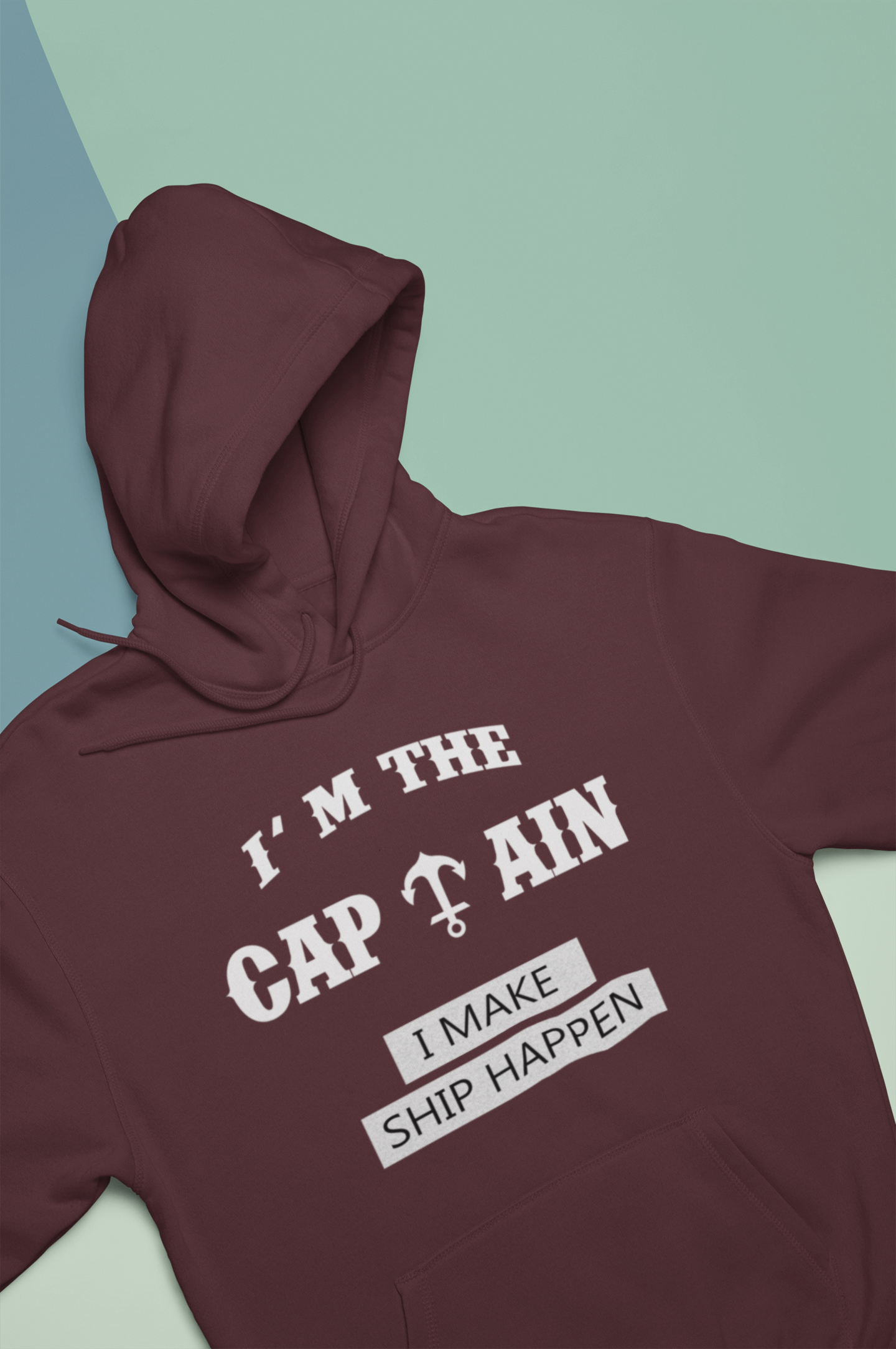 I Am The Captain Merchant Navy Men Hoodies-FunkyTeesClub
