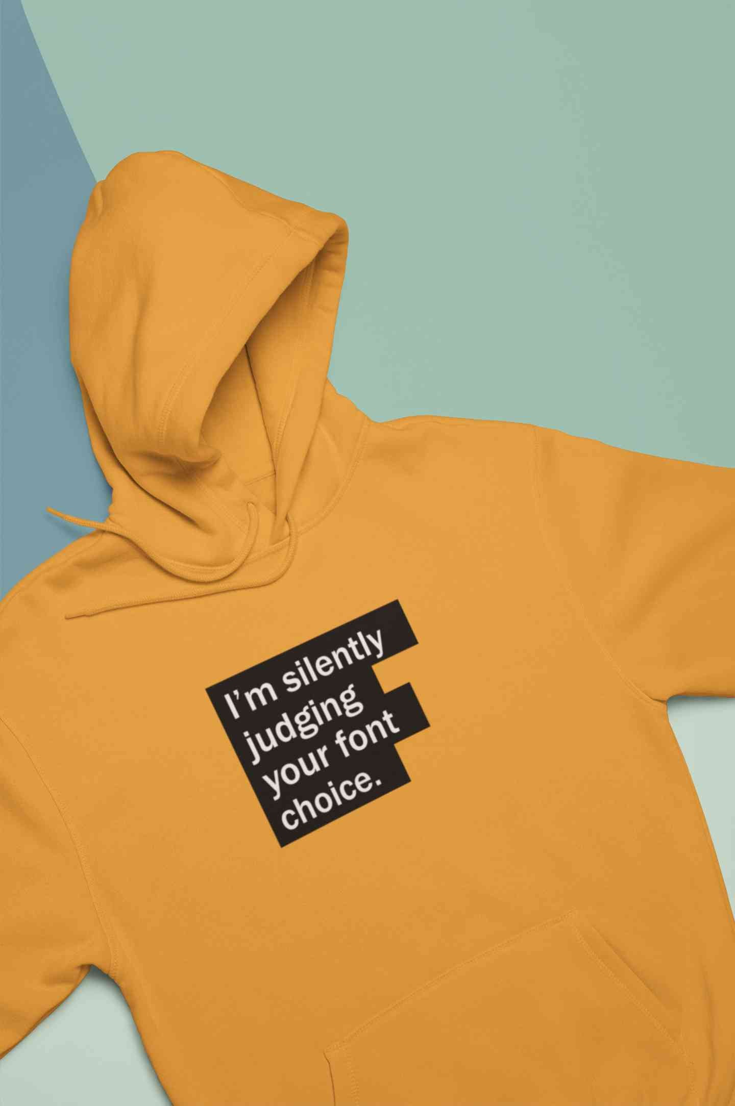 Font Choice Men Hoodies-FunkyTeesClub