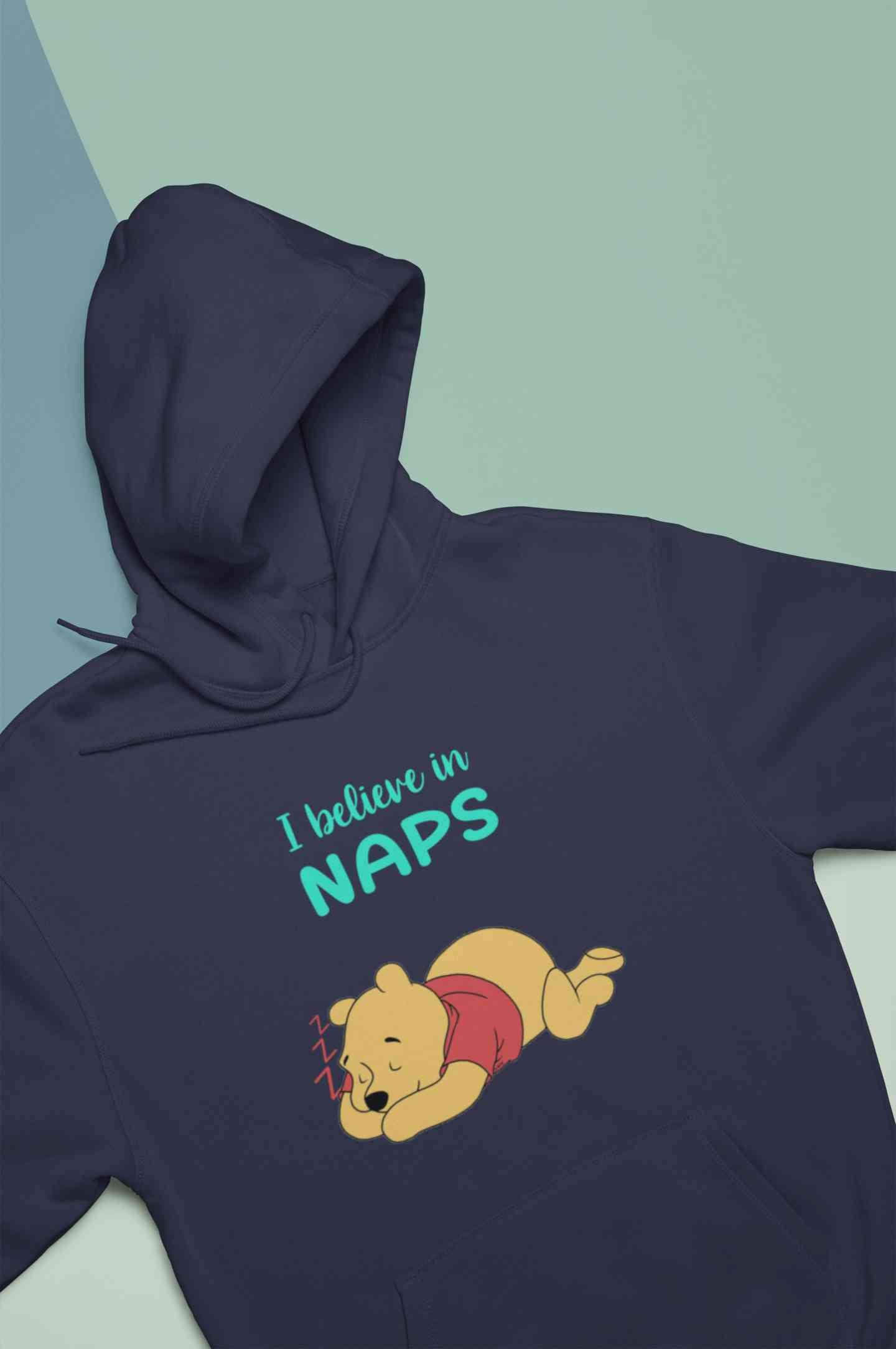 I Believe In Naps Hoodies for Women-FunkyTeesClub