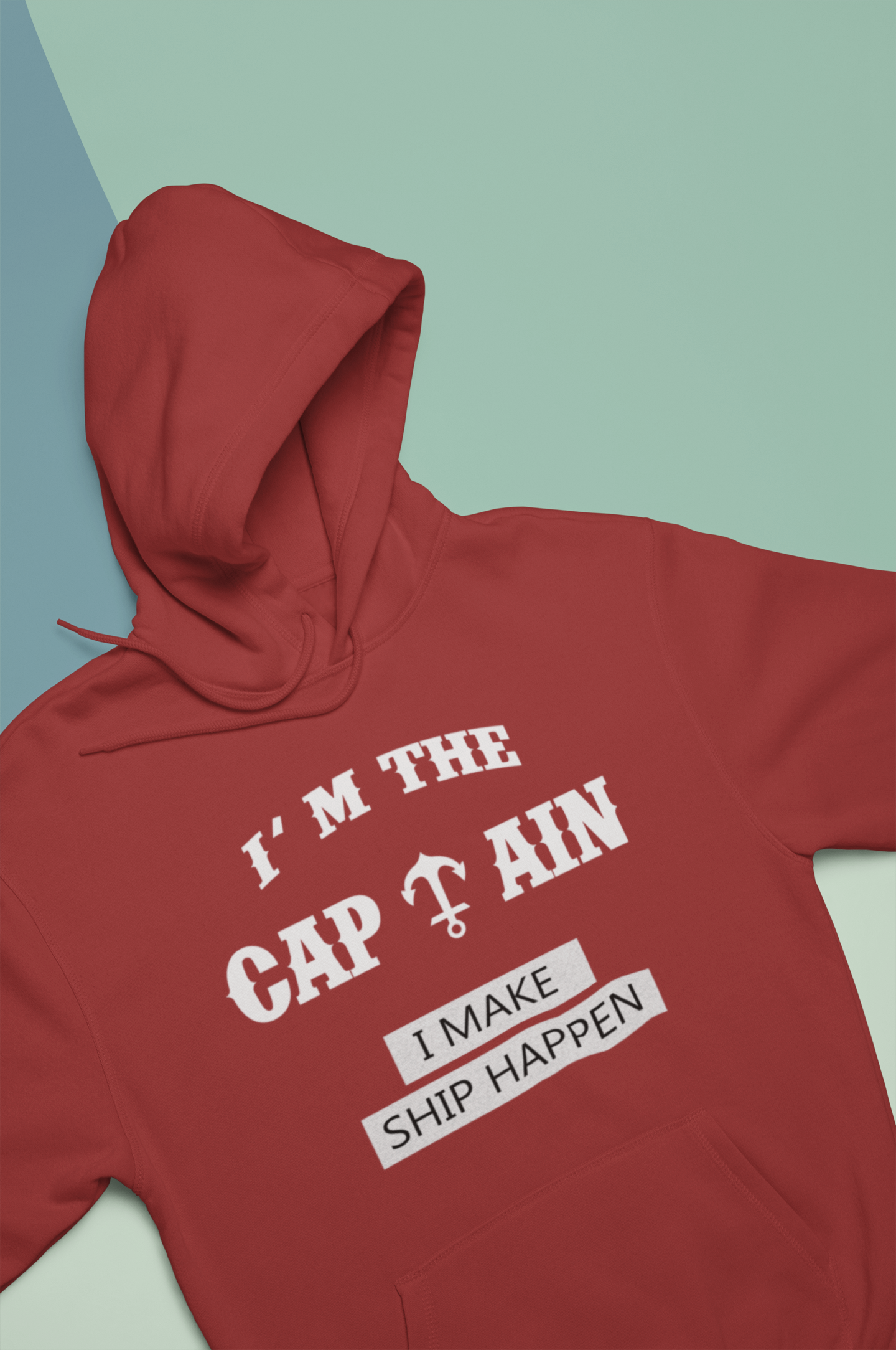 I Am The Captain Merchant Navy Men Hoodies-FunkyTeesClub
