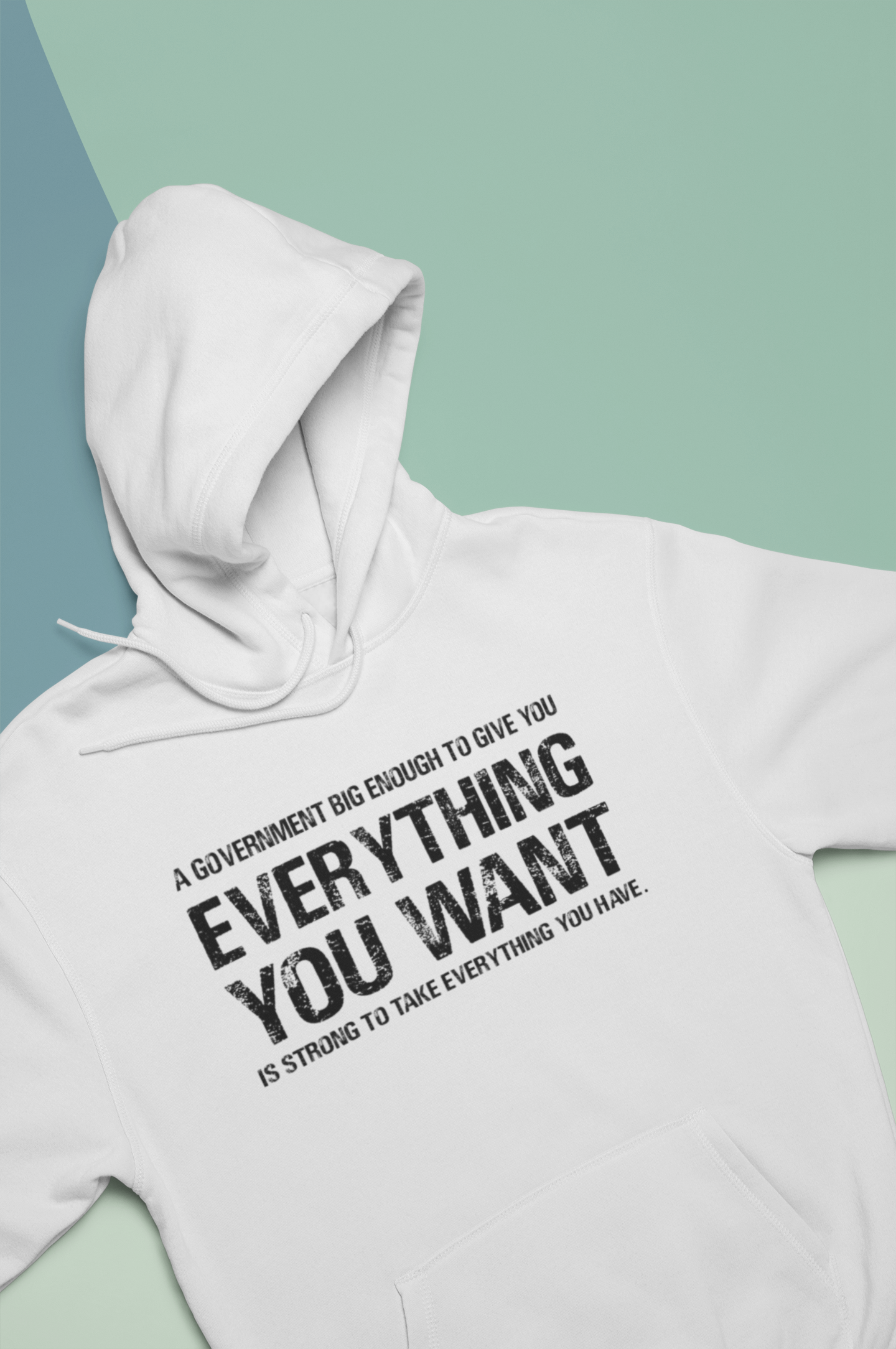 Libertarian Anti Socialism Government Political Philosophy Anti-Government Men Hoodies-FunkyTeesClub