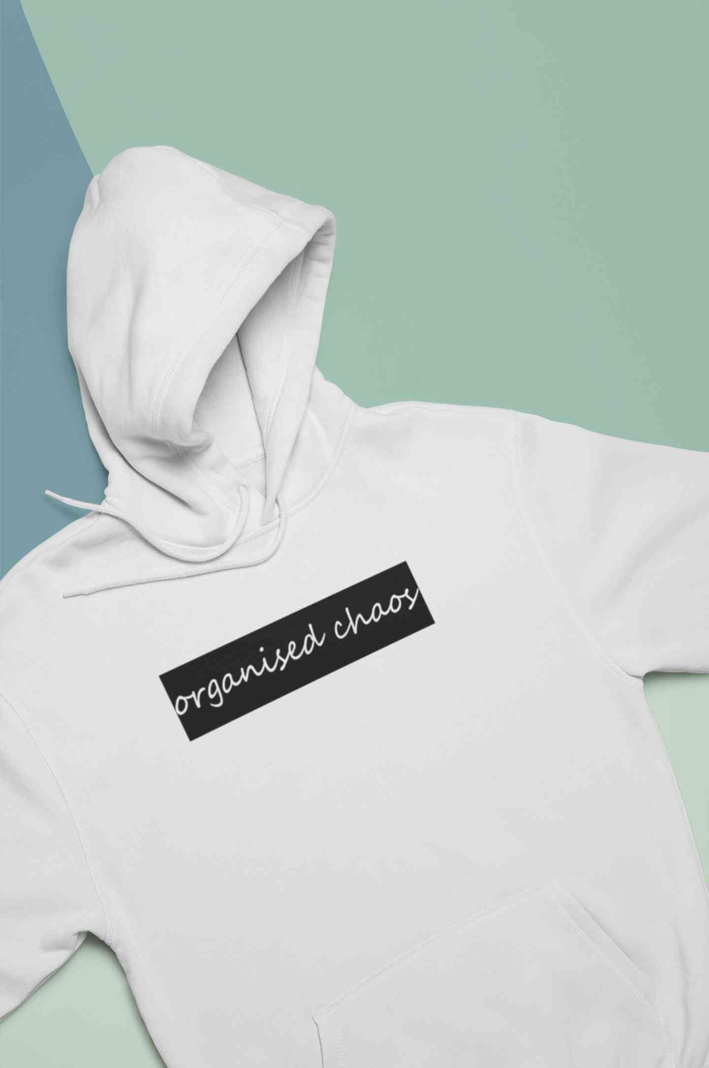 Organised Chaos Hoodies for Women-FunkyTeesClub