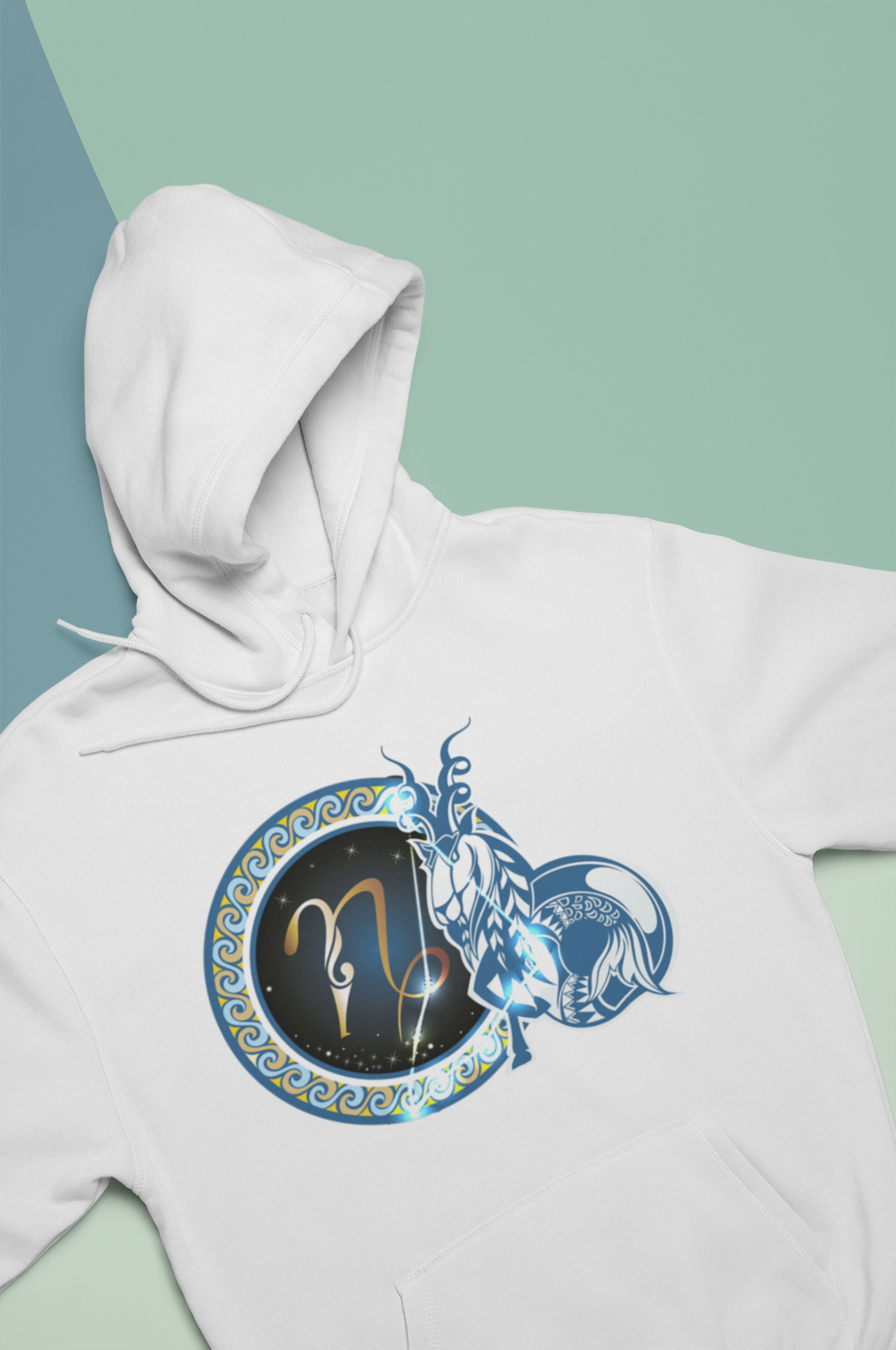 Capricon Zodiac Sign Hoodies for Women-FunkyTeesClub