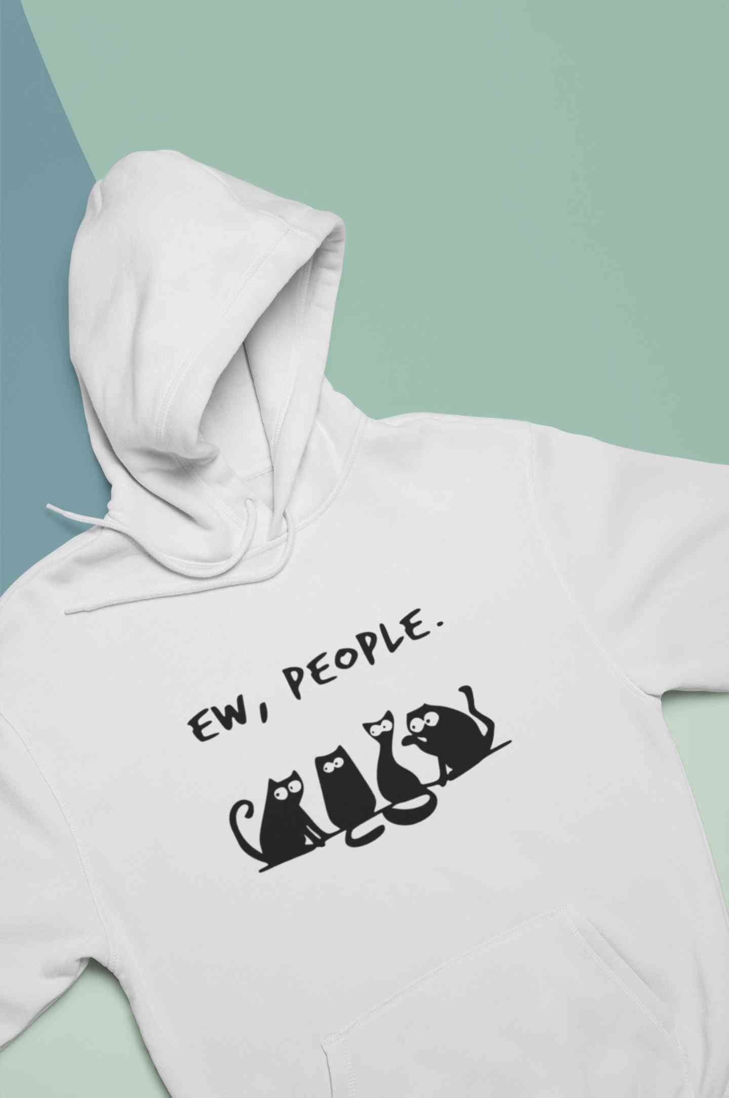 Ew People Hoodies for Women-FunkyTeesClub