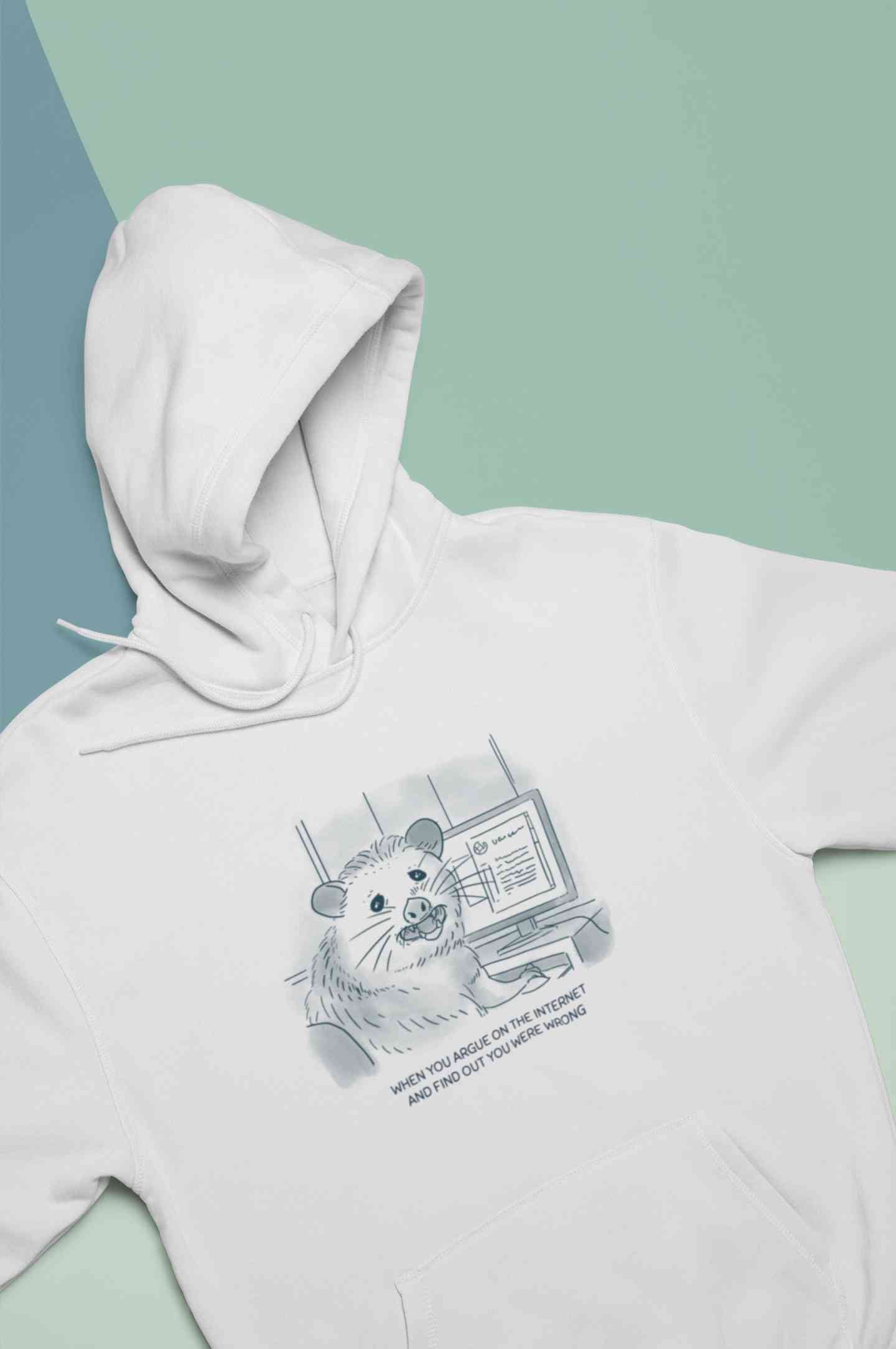 When You Argue On The Internet And Find Out You Were Wrong Funny Hoodies for Women-FunkyTeesClub