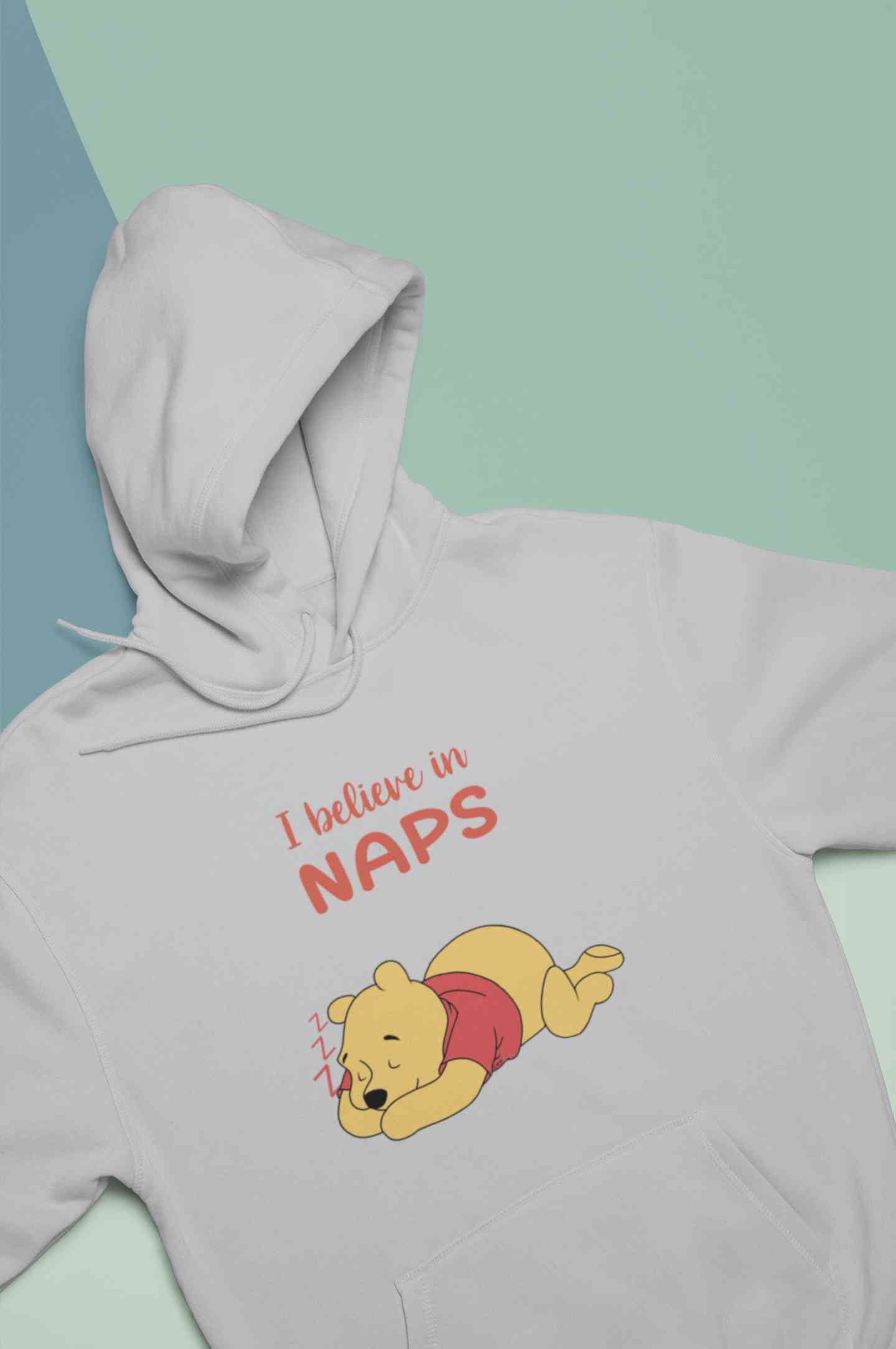 I Believe In Naps Hoodies for Women-FunkyTeesClub