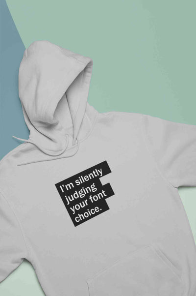 Font Choice Men Hoodies-FunkyTeesClub