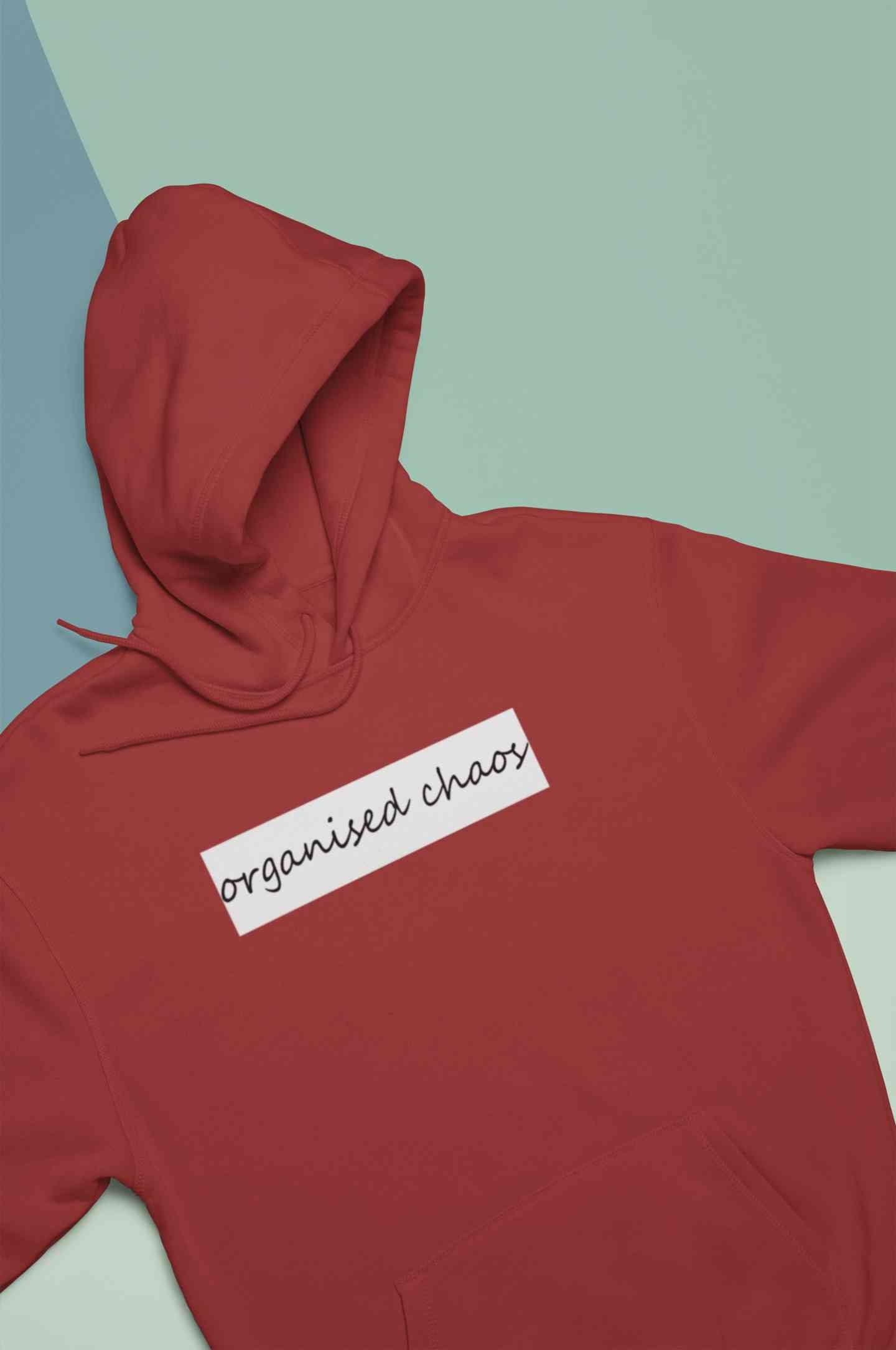 Organised Chaos Hoodies for Women-FunkyTeesClub