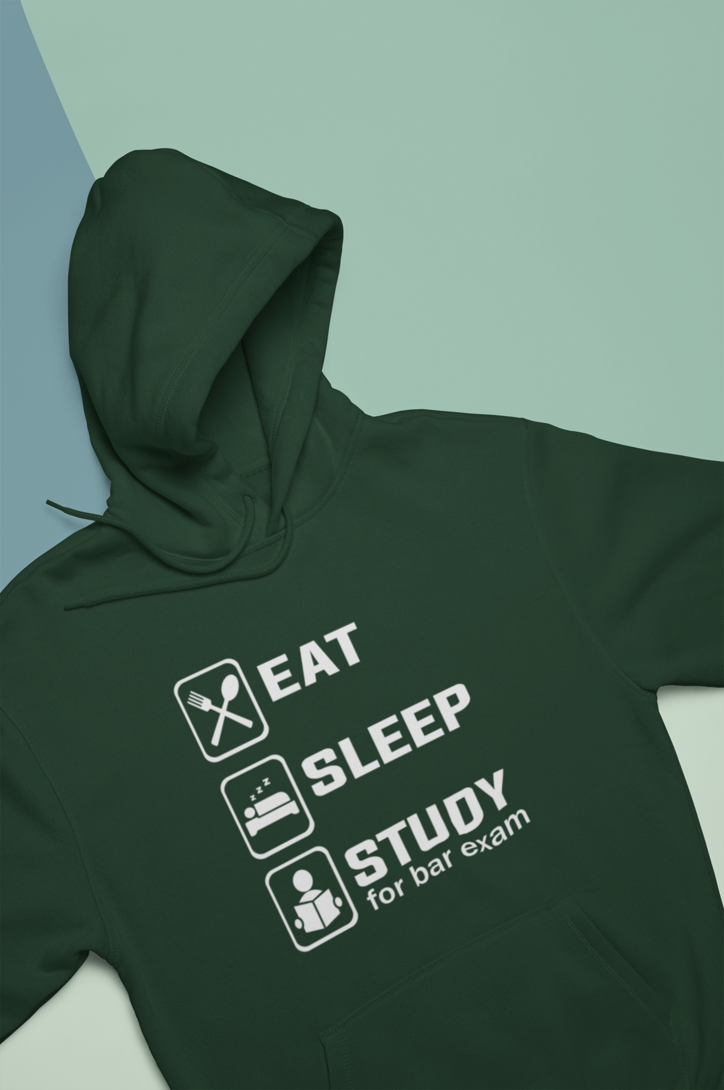 Eat Sleep Study Lawyer  Men Hoodies-FunkyTeesClub