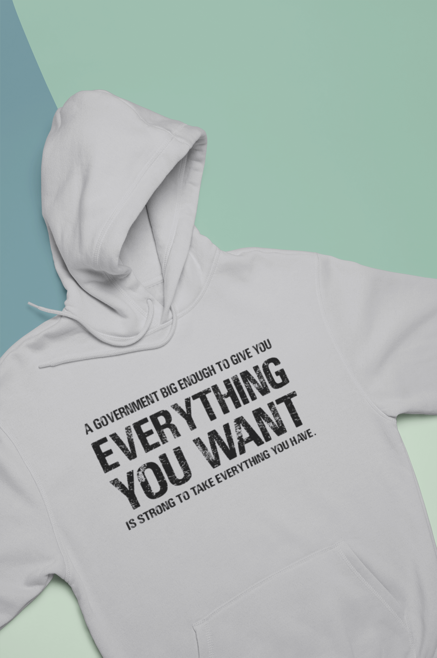 Libertarian Anti Socialism Government Political Philosophy Anti Government Hoodies for Women-FunkyTeesClub