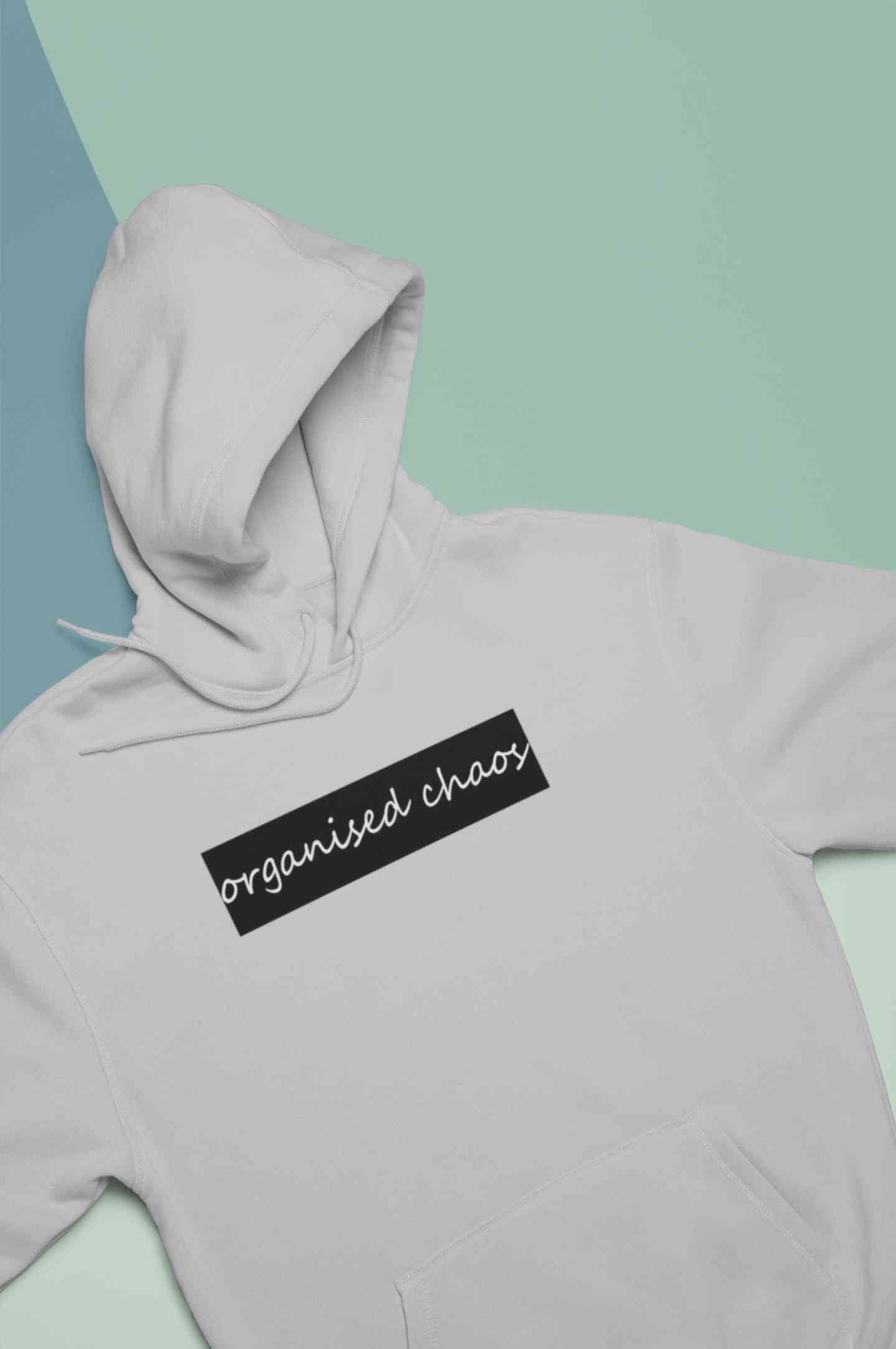 Organised Chaos Hoodies for Women-FunkyTeesClub