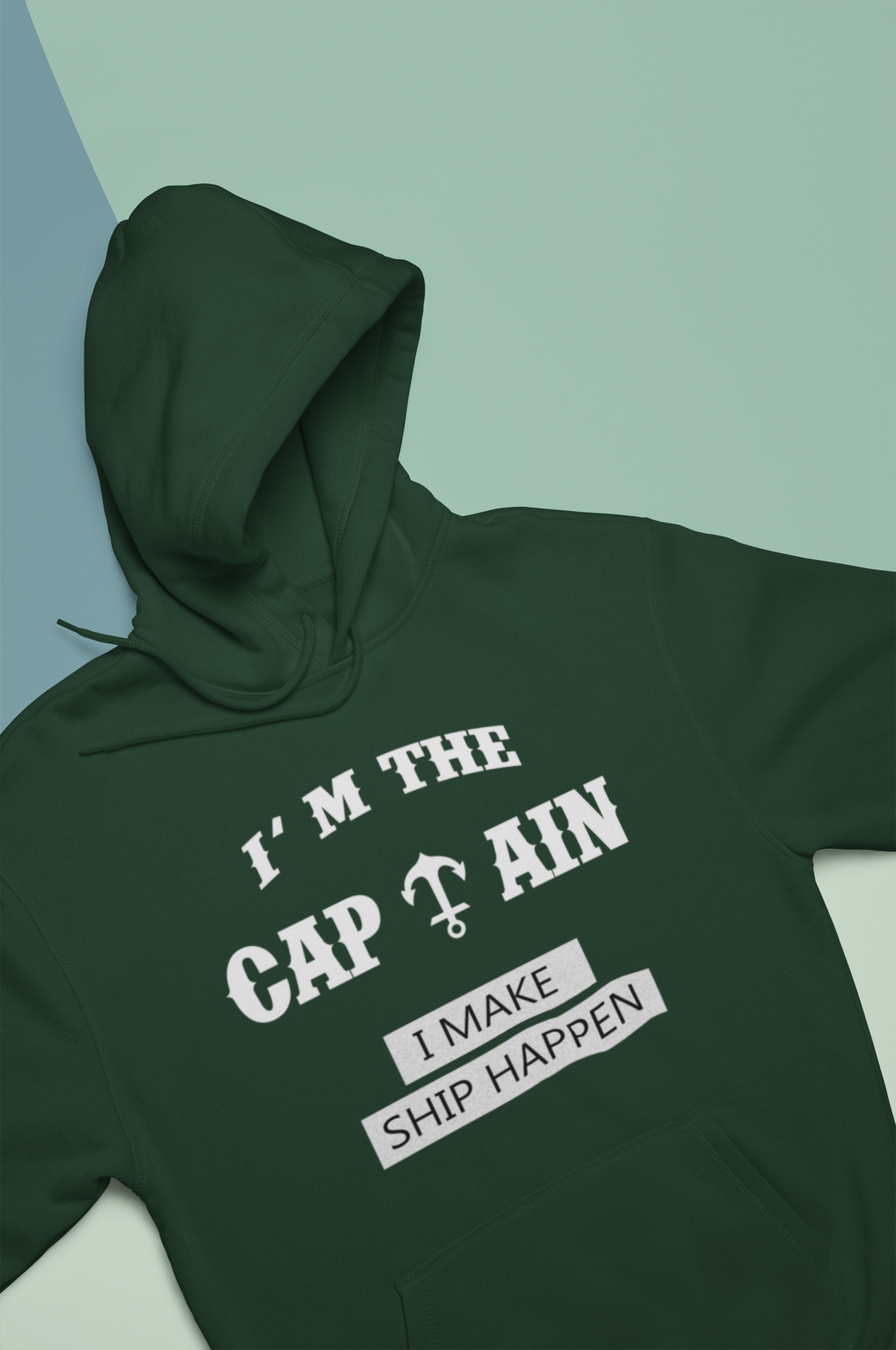 I Am The Captain Merchant Navy Men Hoodies-FunkyTeesClub