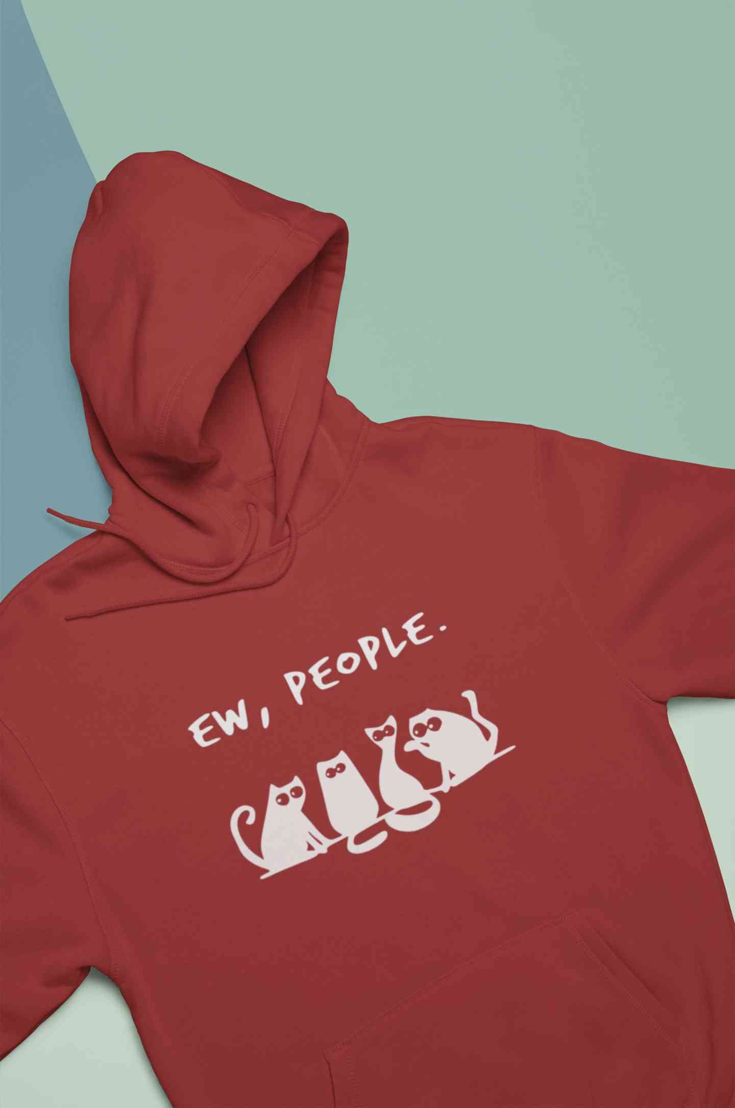 Ew People Hoodies for Women-FunkyTeesClub