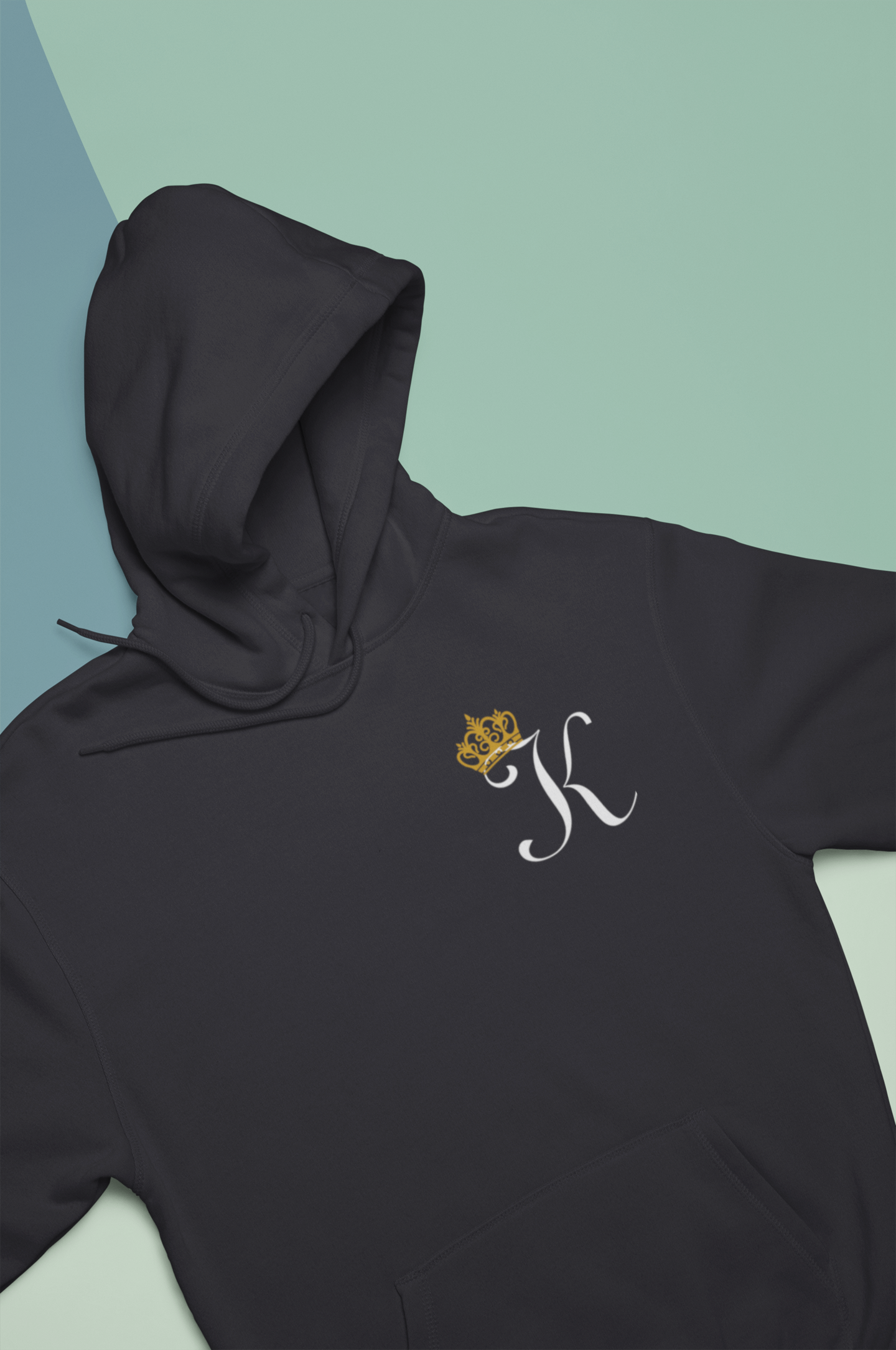King Queen Couple Hoodie-FunkyTeesClub