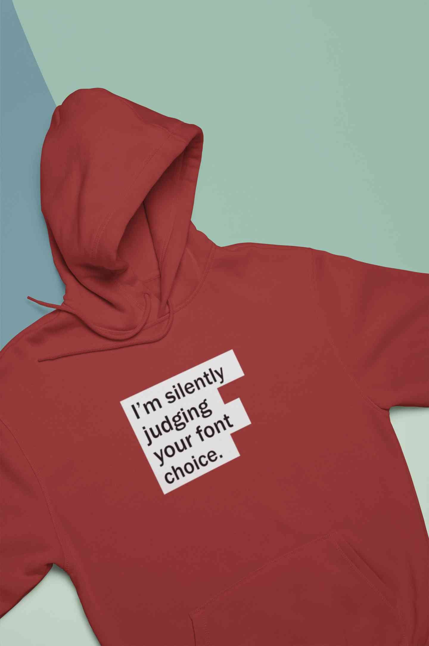 Font Choice Hoodies for Women-FunkyTeesClub