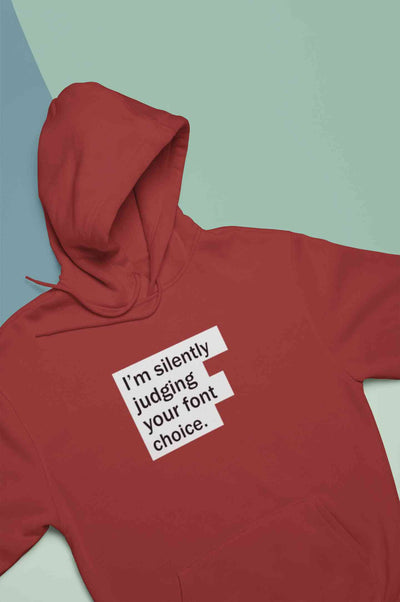 Font Choice Men Hoodies-FunkyTeesClub