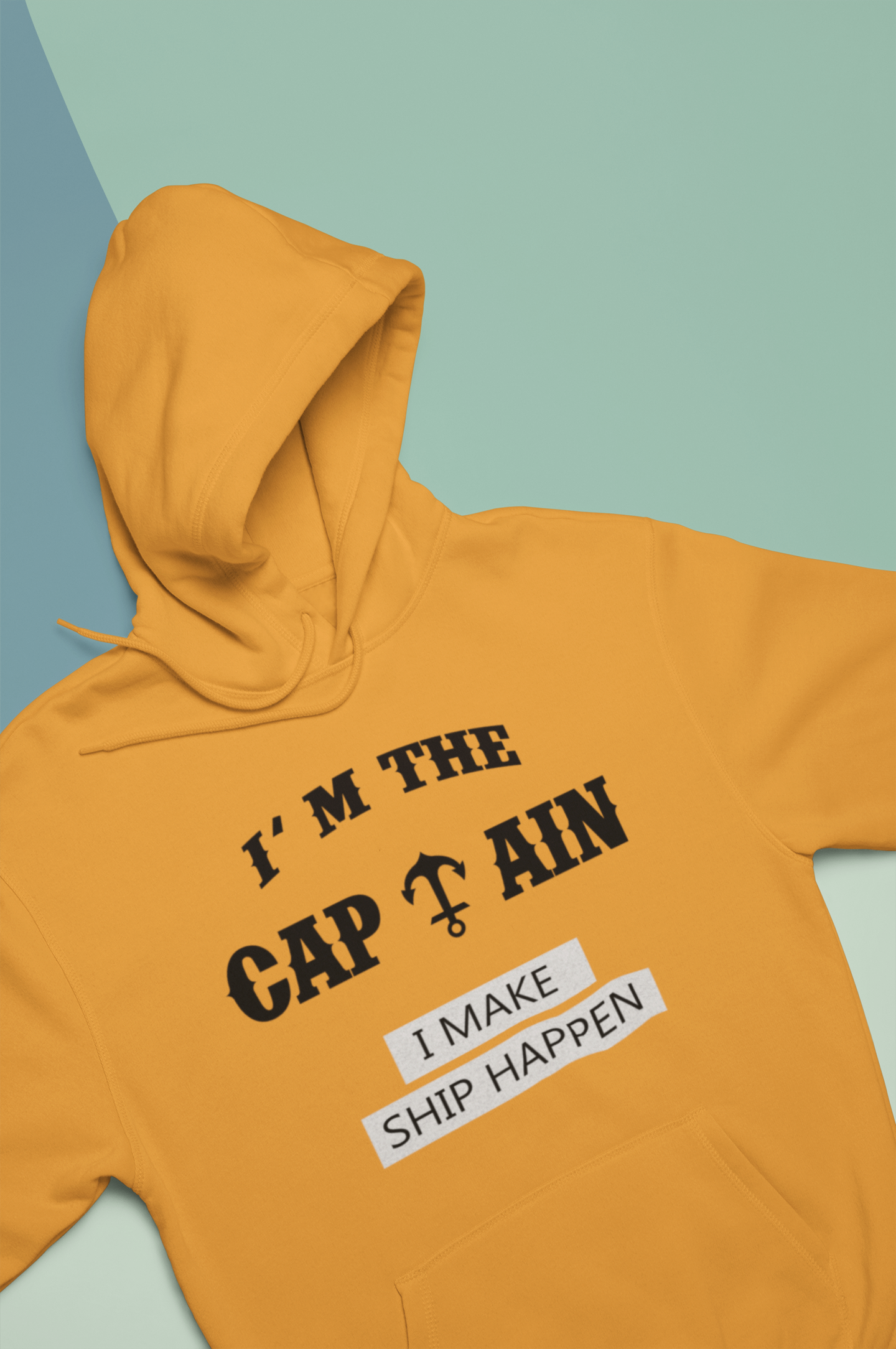 I Am The Captain Merchant Navy Men Hoodies-FunkyTeesClub
