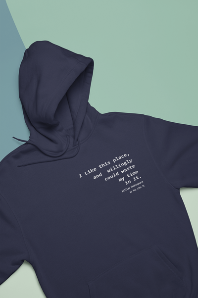 I Like This Place Quotes Hoodies for Women-FunkyTeesClub