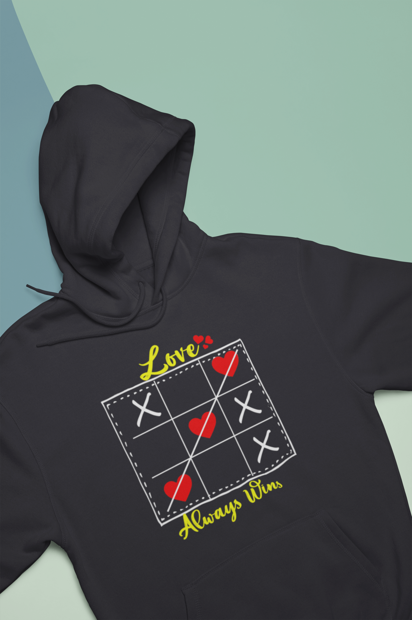 Love Always Wins Couple Hoodie-FunkyTeesClub