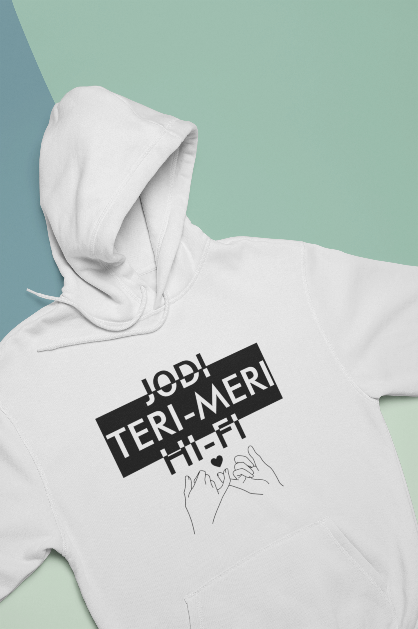 Jodi Teri Meri Couple Hoodie-FunkyTeesClub