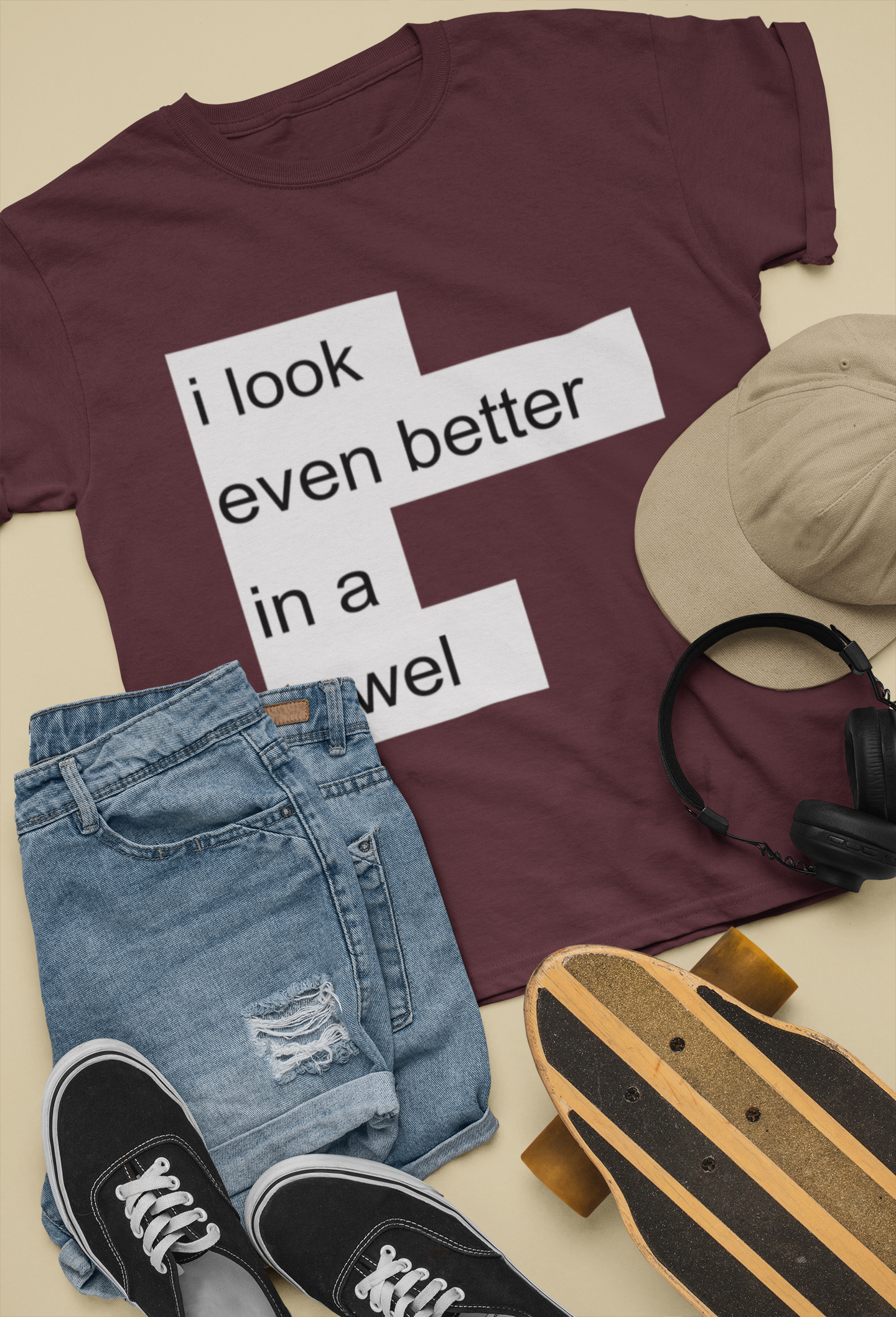 I Look Even Better In A Towel Jacqueline Fernandez Celebrity T-shirt- FunkyTeesClub